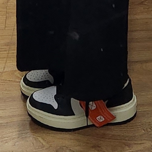 (W) Jordan 1 Elevate High Dark Ash 착용 스타일
