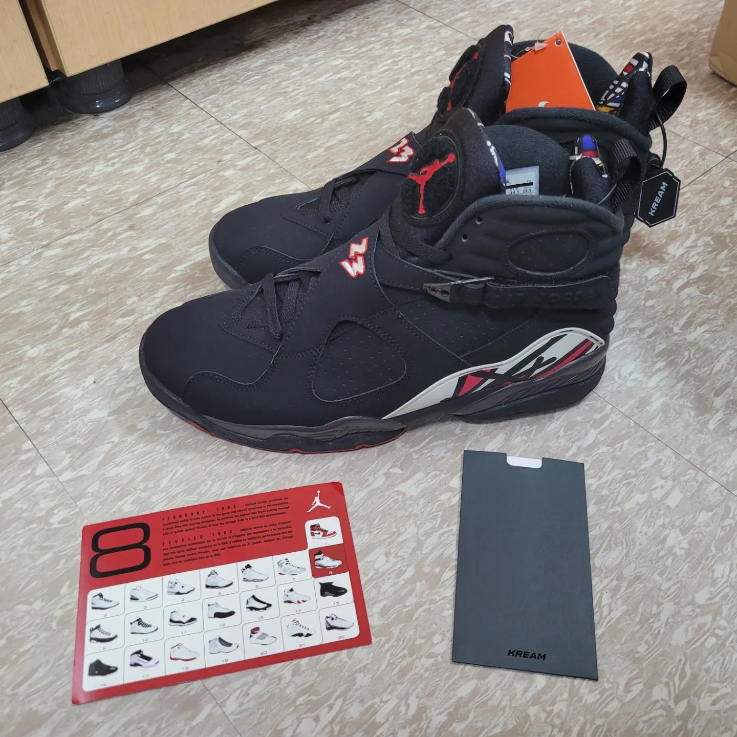 Jordan 8 Retro Playoffs 2013 착용 스타일 - 4