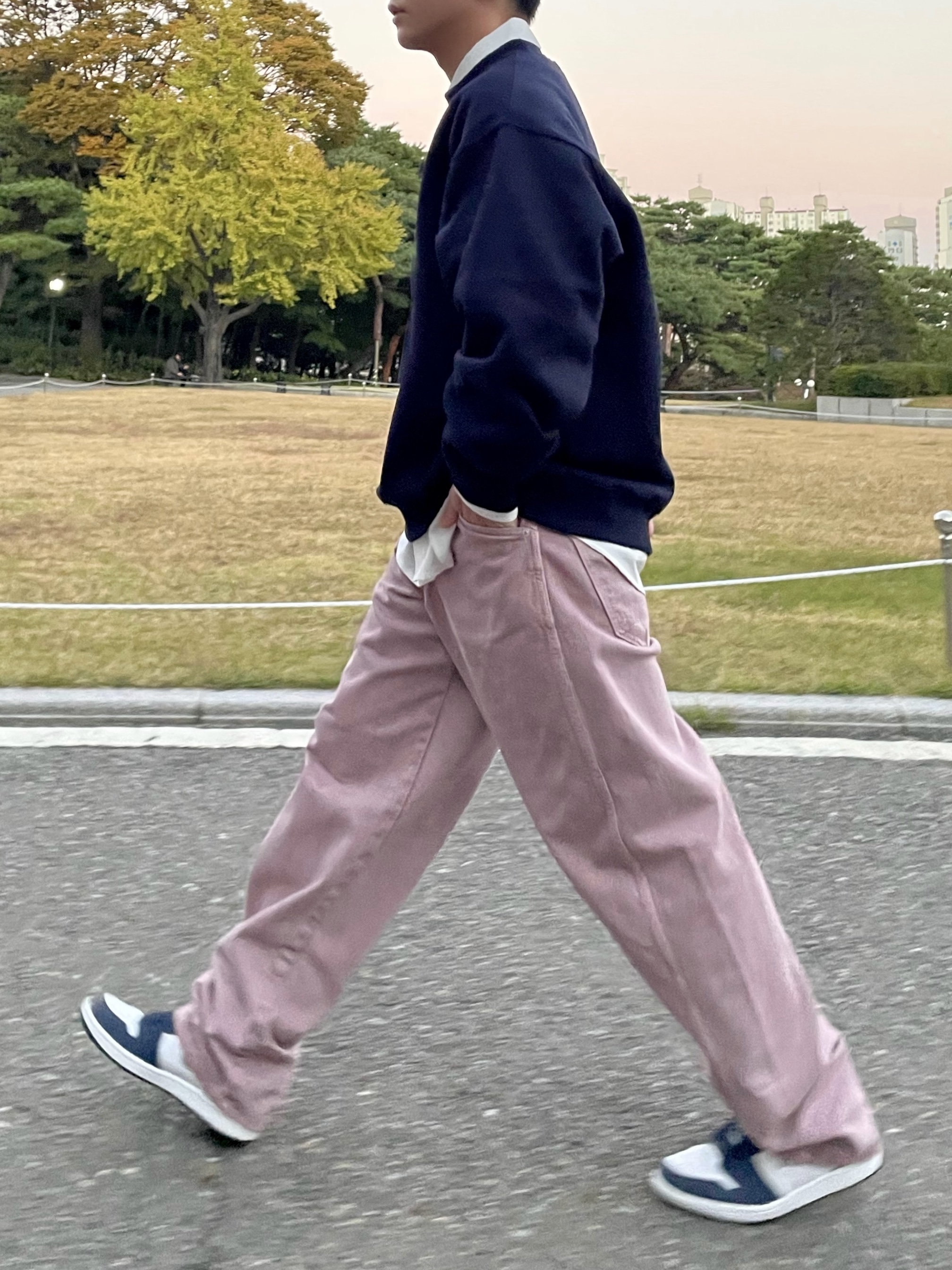 Jordan 1 Retro High OG CO.JP Midnight Navy, (GS) Jordan 1 Retro High OG CO.JP Midnight Navy 착용 스타일 - 5