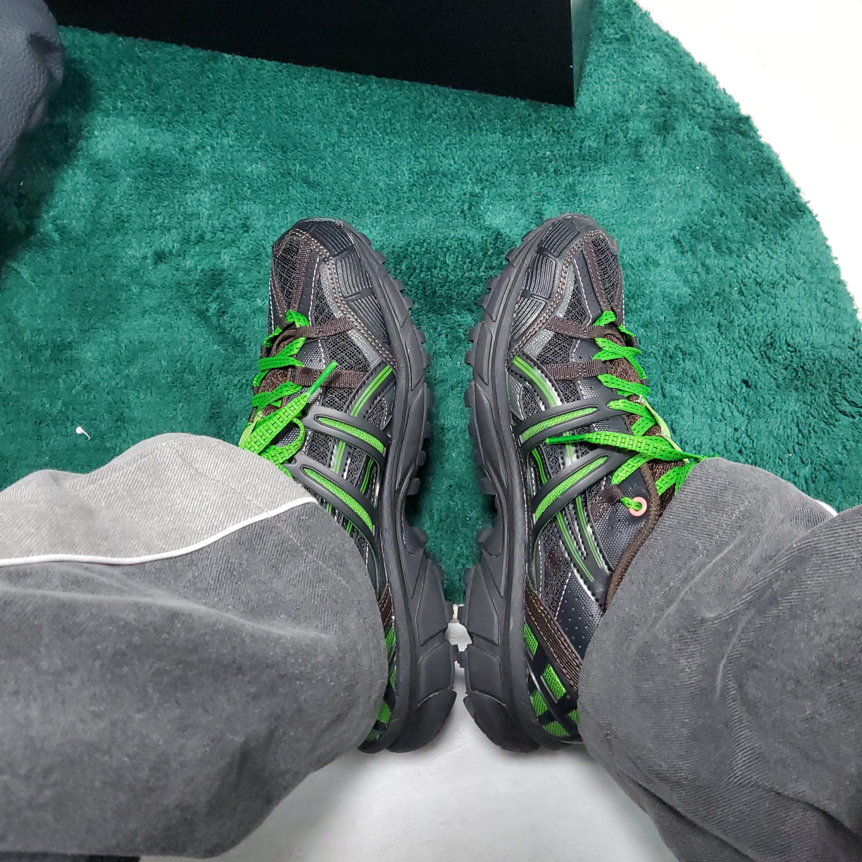Asics x Andersson Bell Gel-Sonoma 15-50 Black Green 착용 스타일 - 2