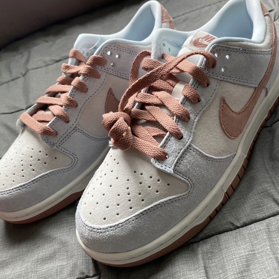 Nike Dunk Low Retro PRM Fossil Rose 착용 스타일