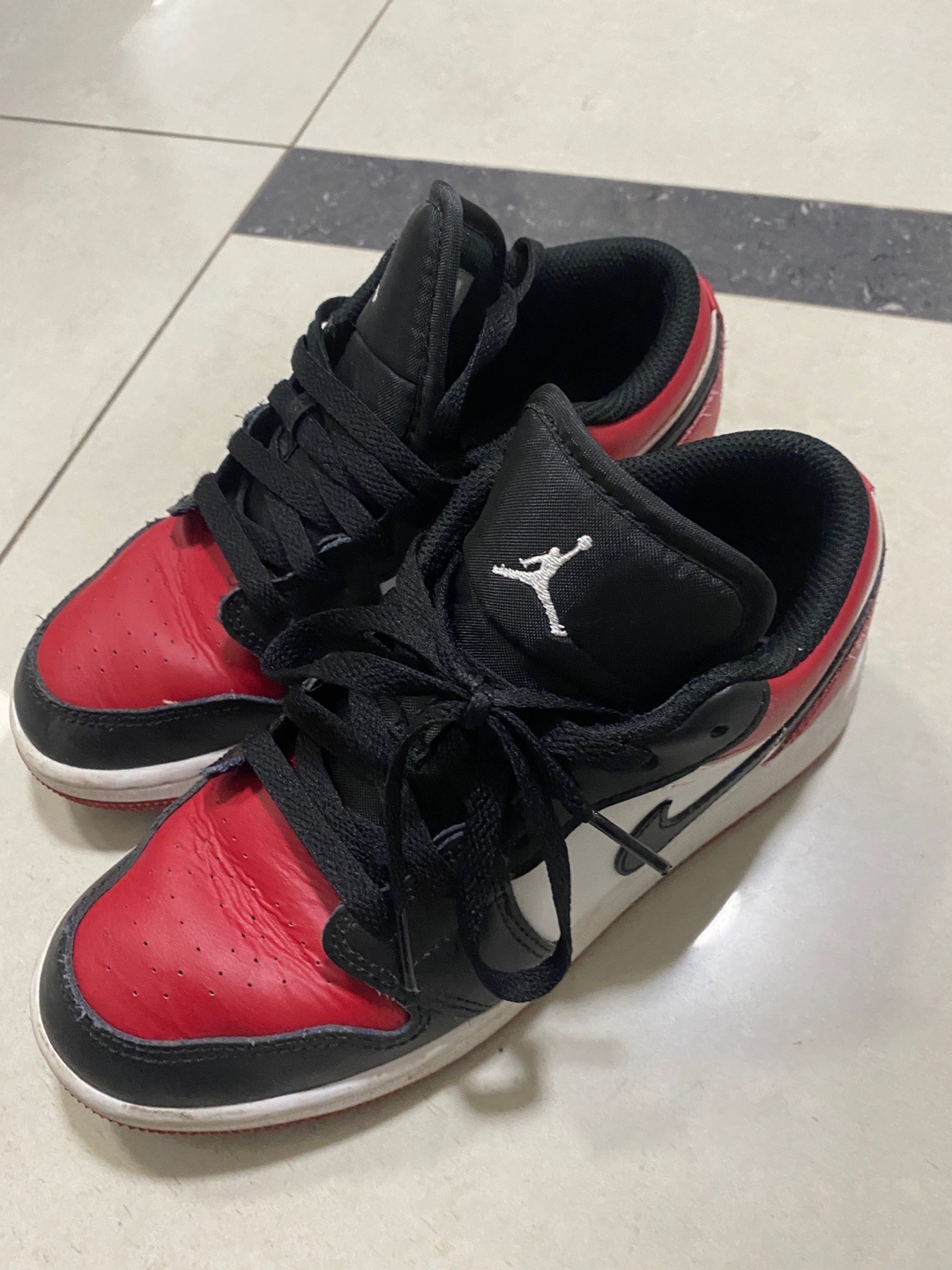 Jordan 1 Low Bred Toe 착용 스타일