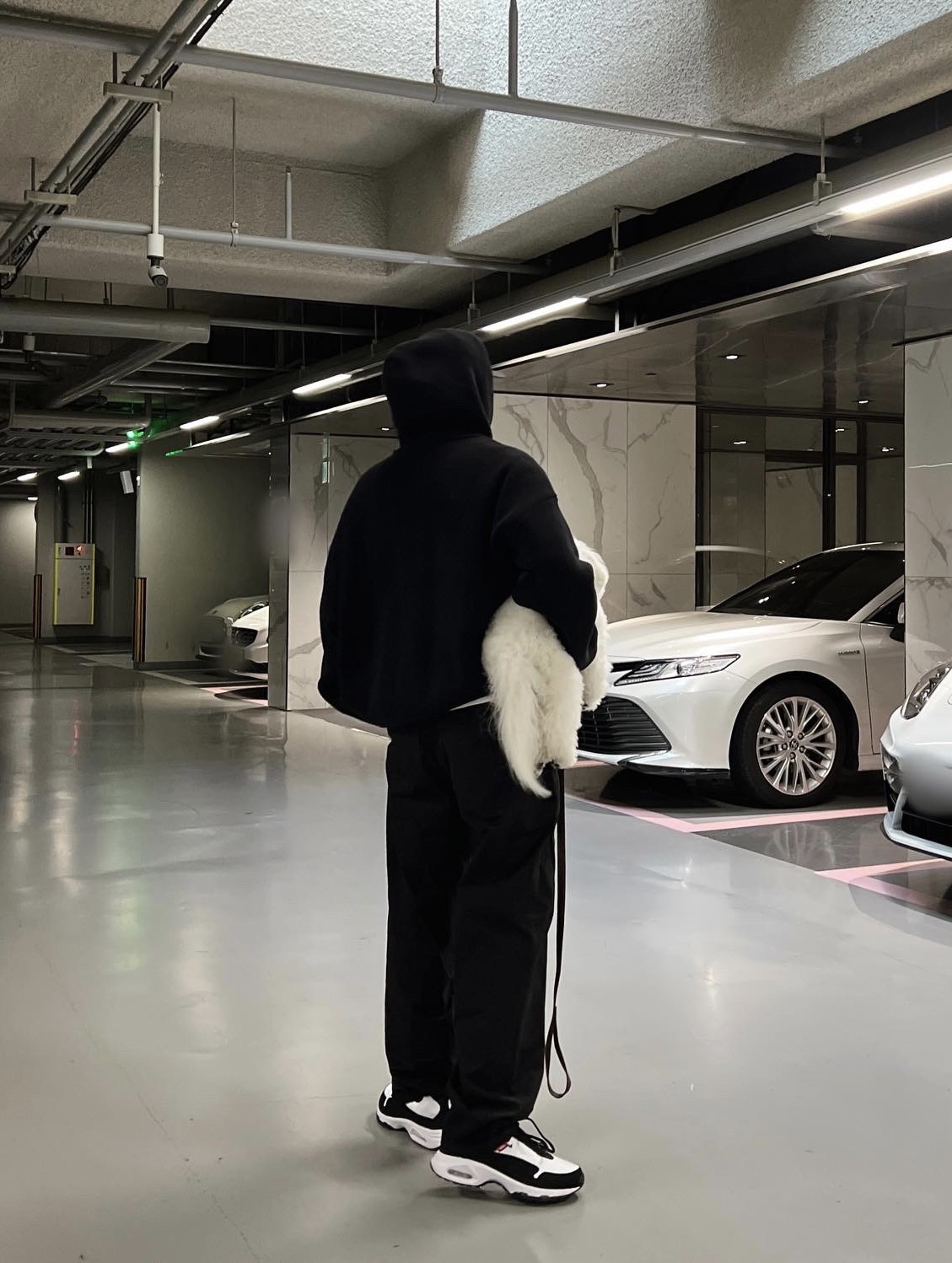 Nike x Comme des Garcons Homme Plus Air Max Sunder SP White Black 착용 스타일 - 1