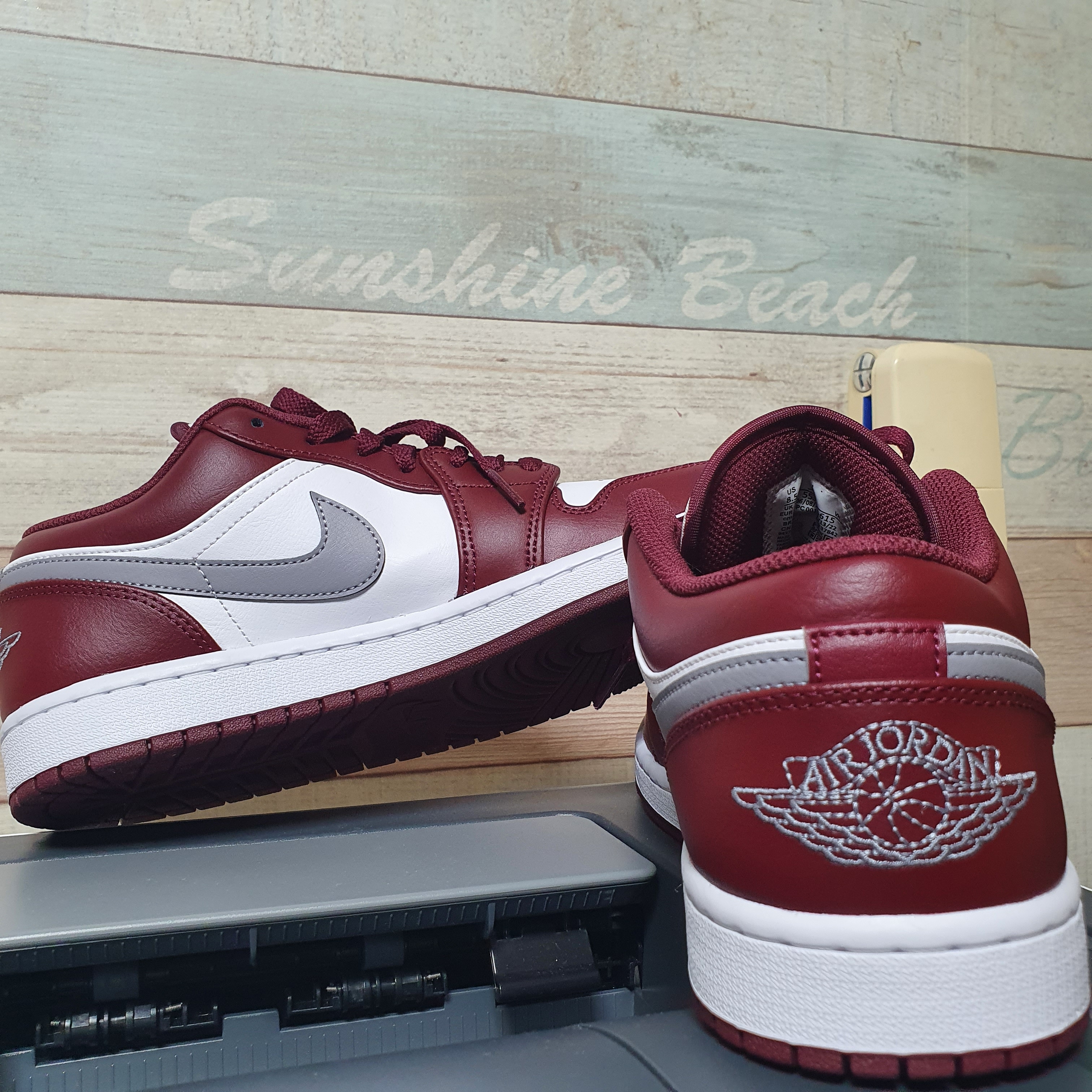 Jordan 1 Low Cherrywood Red 착용 스타일 - 2