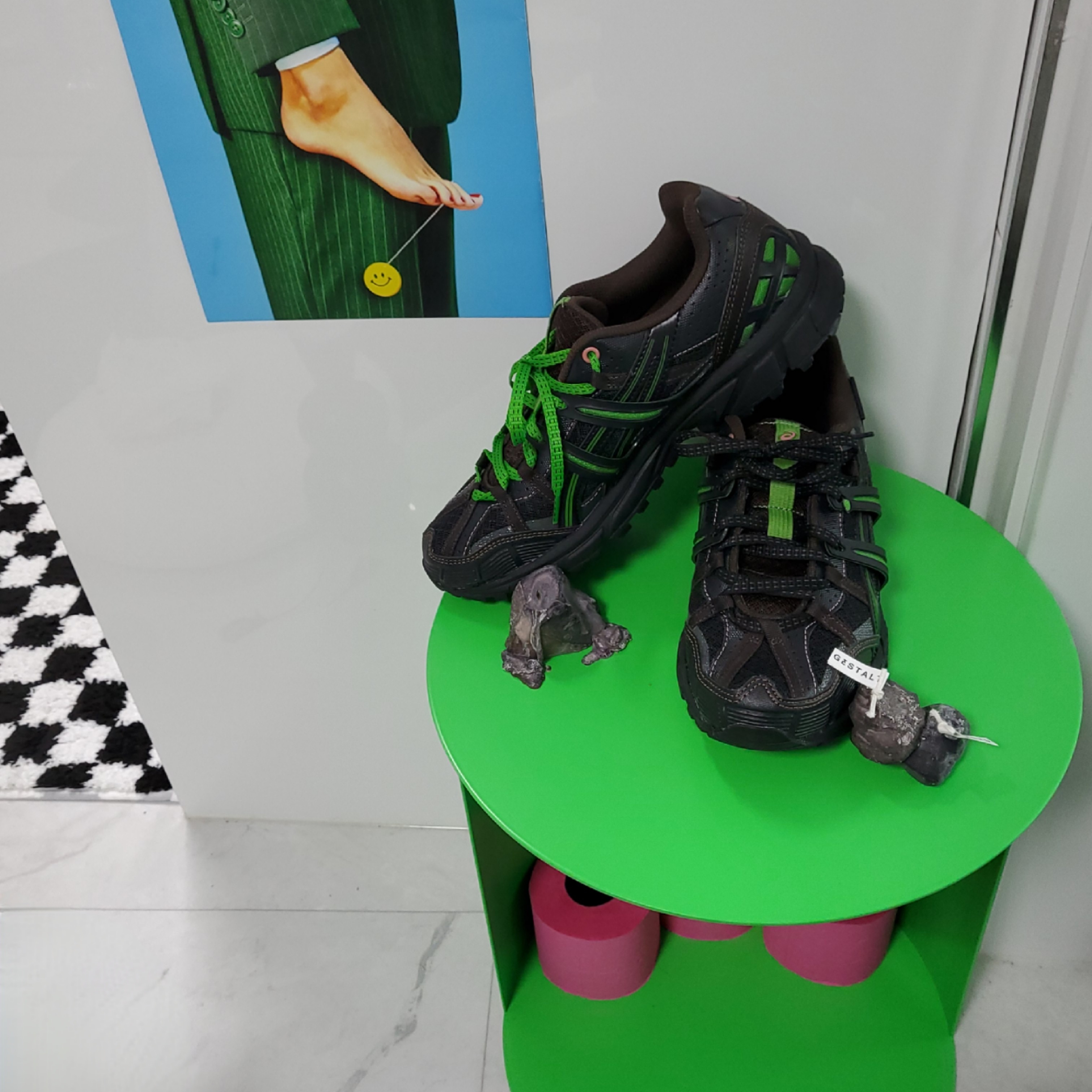 Asics x Andersson Bell Gel-Sonoma 15-50 Black Green 착용 스타일 - 3