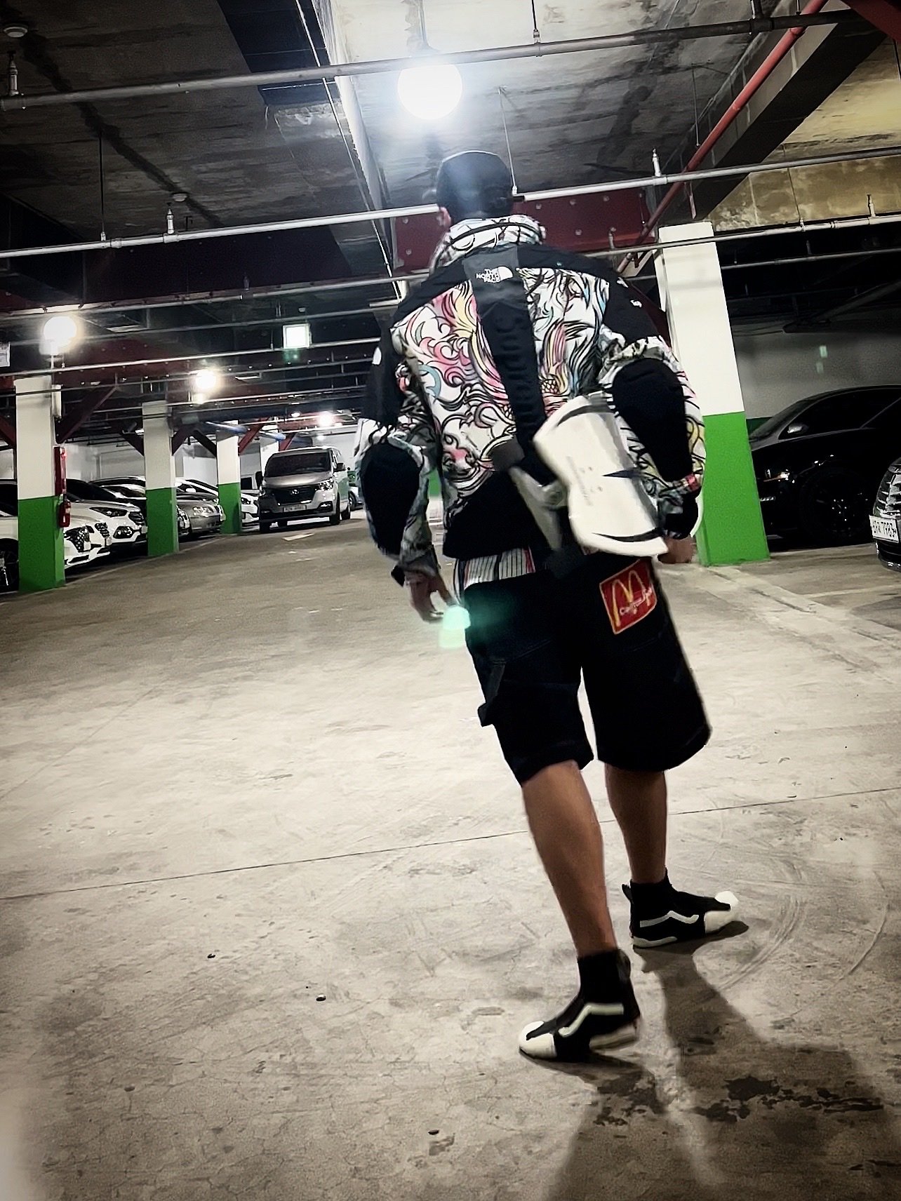 Supreme x The North Face Steep Tech Apogee Jacket Multicolor Dragon - 22FW, Louis Vuitton Monogram Chain Bracelet Silver 착용 스타일 - 5