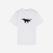 Maison Kitsune Profile Fox Stamp Classic T-shirt White