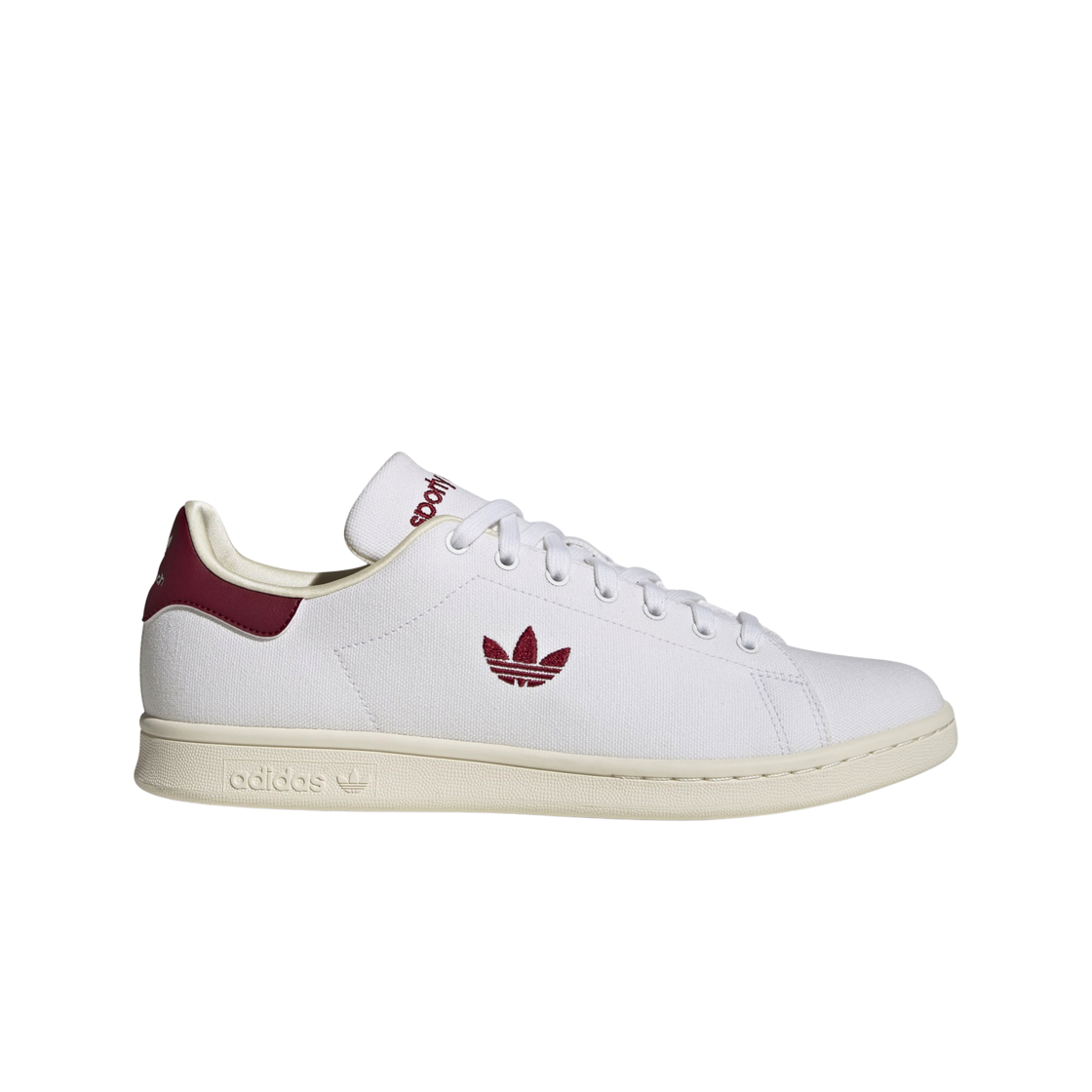 아디다스 x 스포티 앤 리치 스탠 스미스 클라우드 화이트 컬리지에이트 버건디(Adidas x Sporty & Rich Stan Smith Cloud White Collegiate Burgundy) - 1