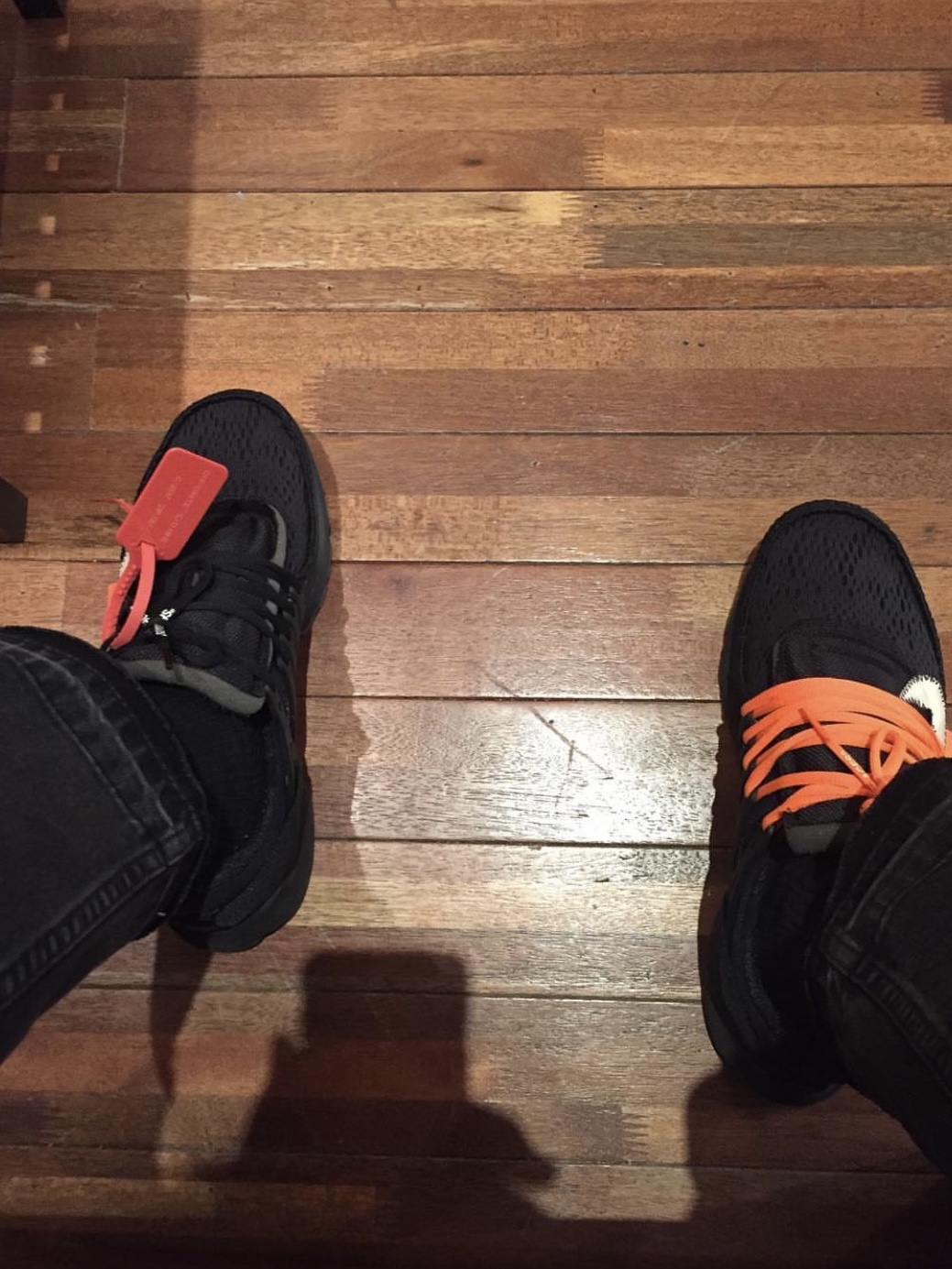 Nike x Off-White Air Presto Black 착용 스타일 - 1