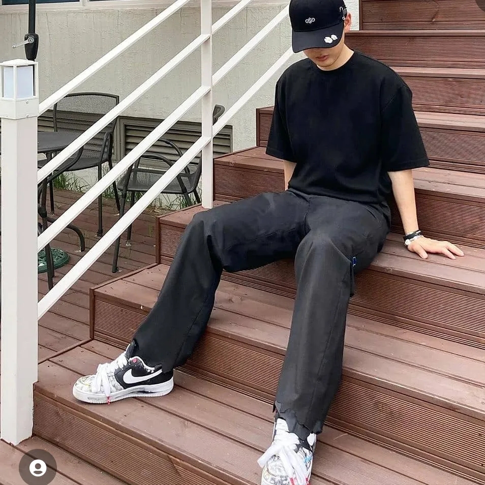 Nike x Peaceminusone Air Force 1 Low Para-Noise 착용 스타일 - 2