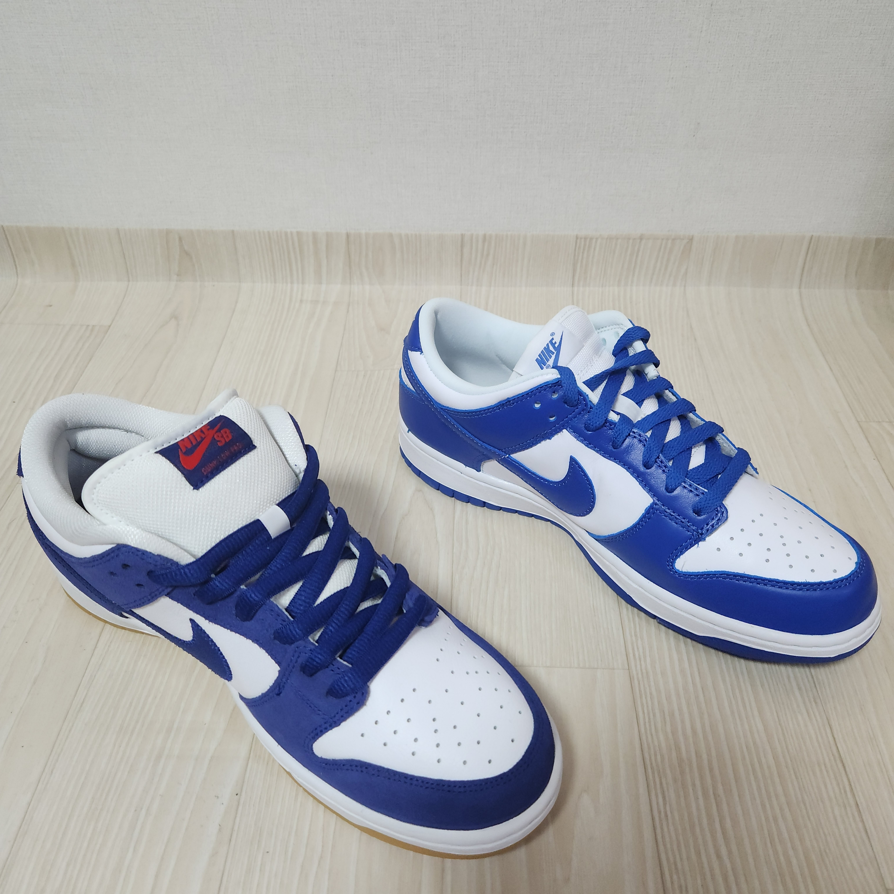 Nike Dunk Low SP Kentucky 2022, Nike SB Dunk Low Pro Premium Deep Royal Blue 착용 스타일 - 4