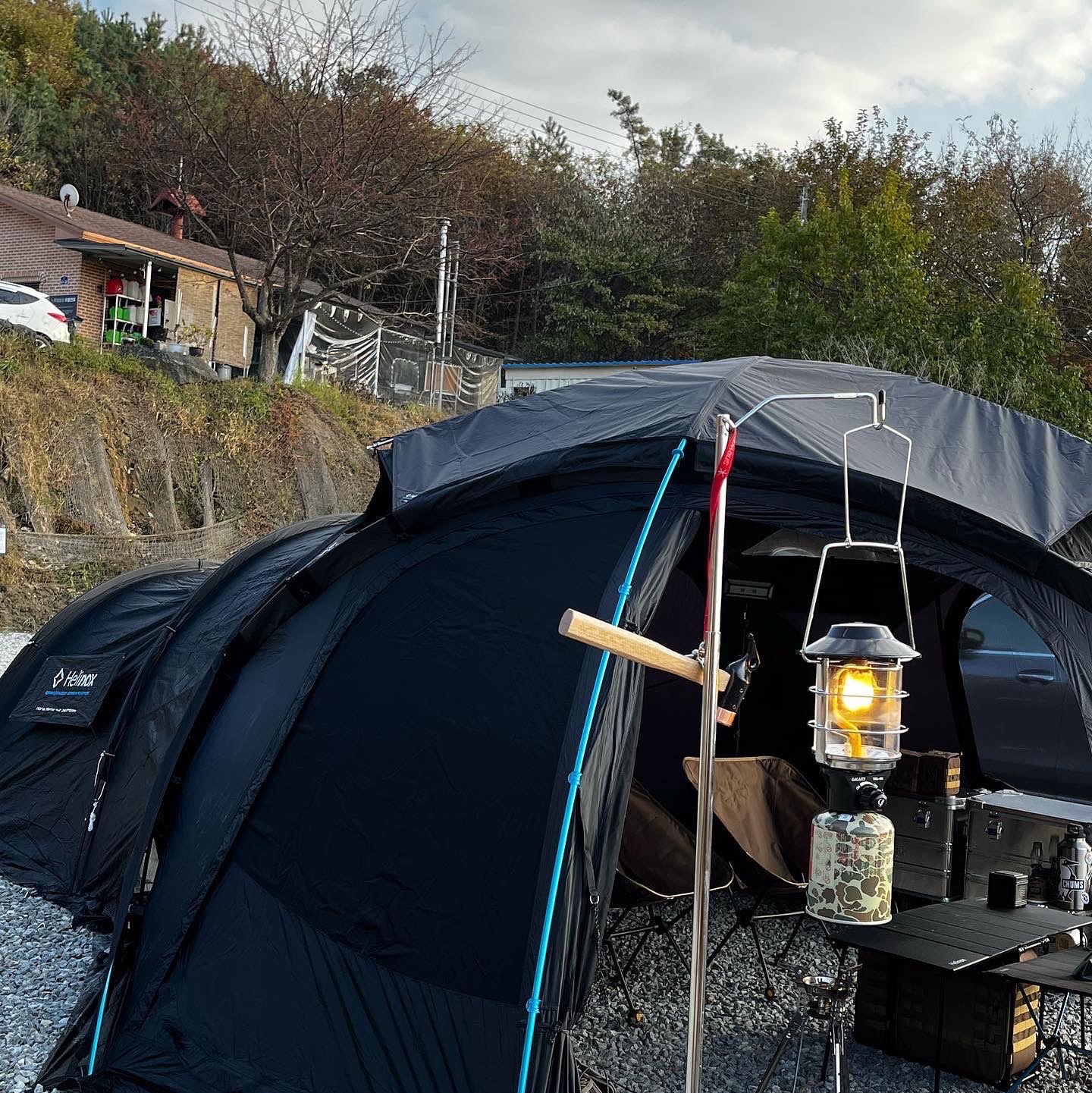 Helinox Nona Dome 4.0 Bedroom Black, Snow Peak Pile Driver 착용 스타일