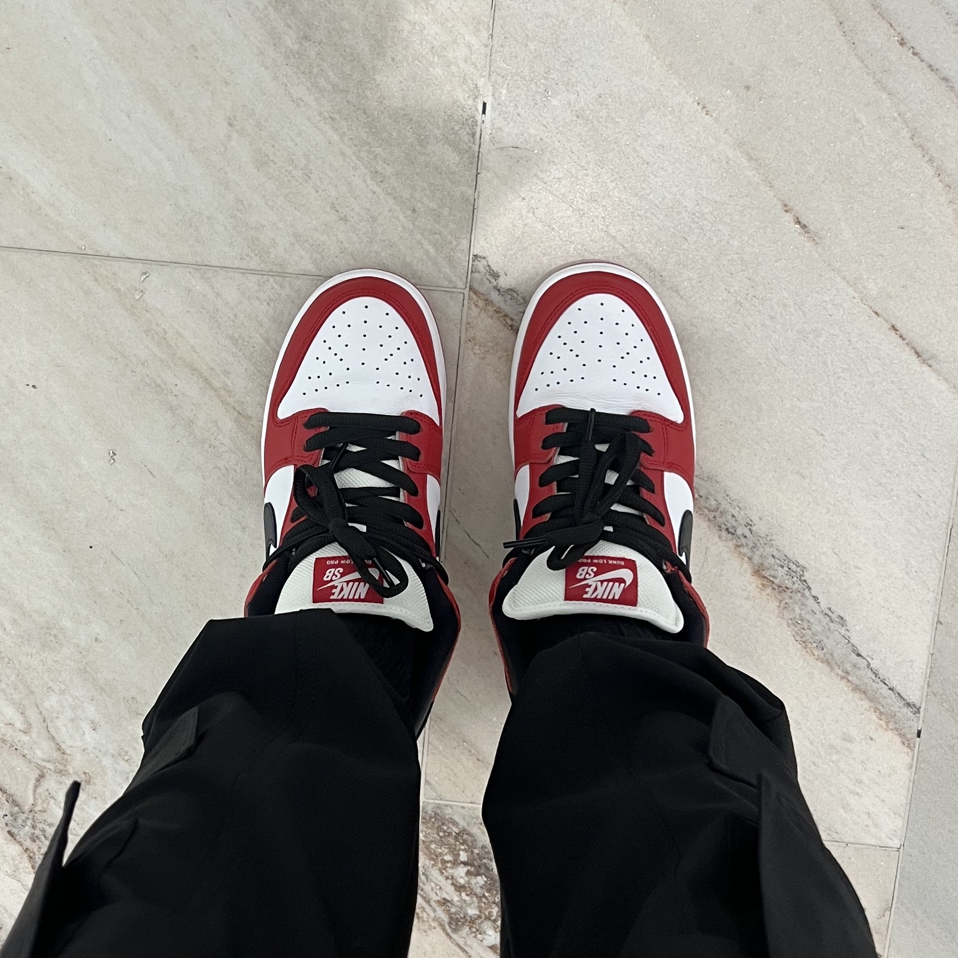 Nike SB Dunk Low Pro Chicago 착용 스타일 - 2