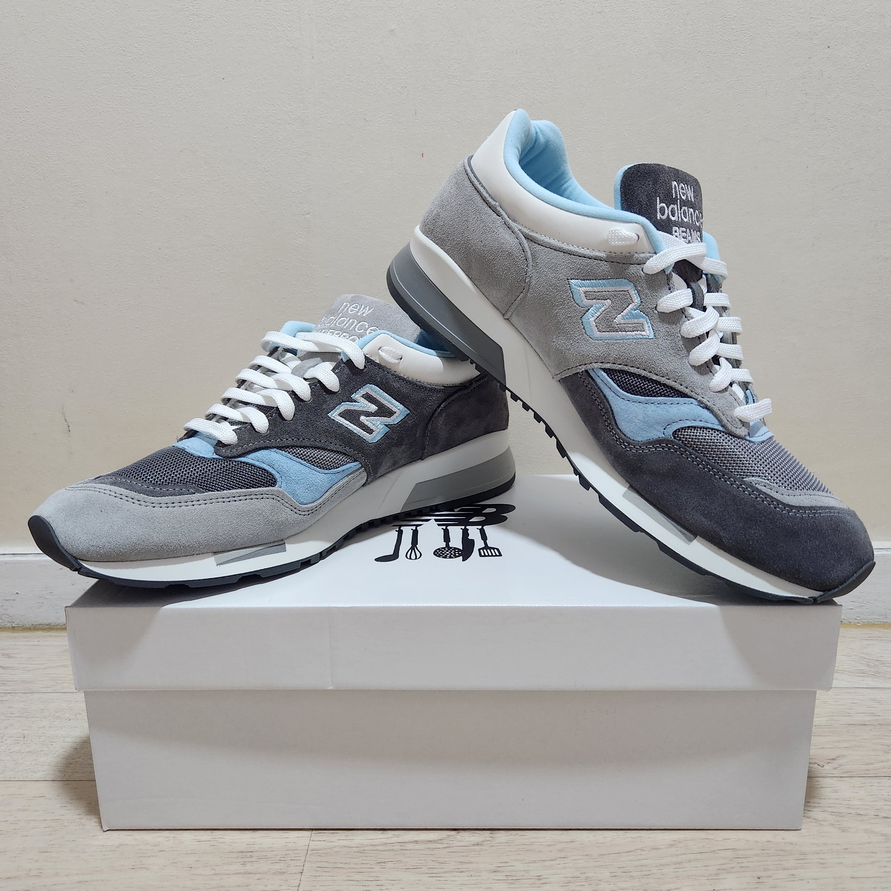 New Balance x Paperboy Paris x Beams 1500 Made in UK Ice Boy 착용 스타일 - 2