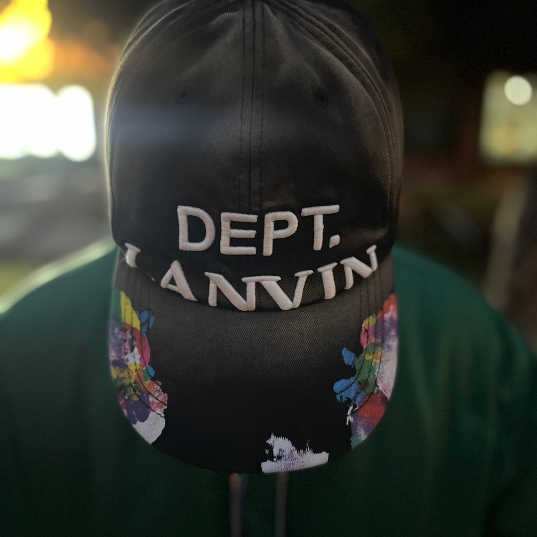 Gallery Dept. x Lanvin Painted Cap Black, Maison Mihara Yasuhiro Baker Canvas Low Multicolor 착용 스타일 - 2