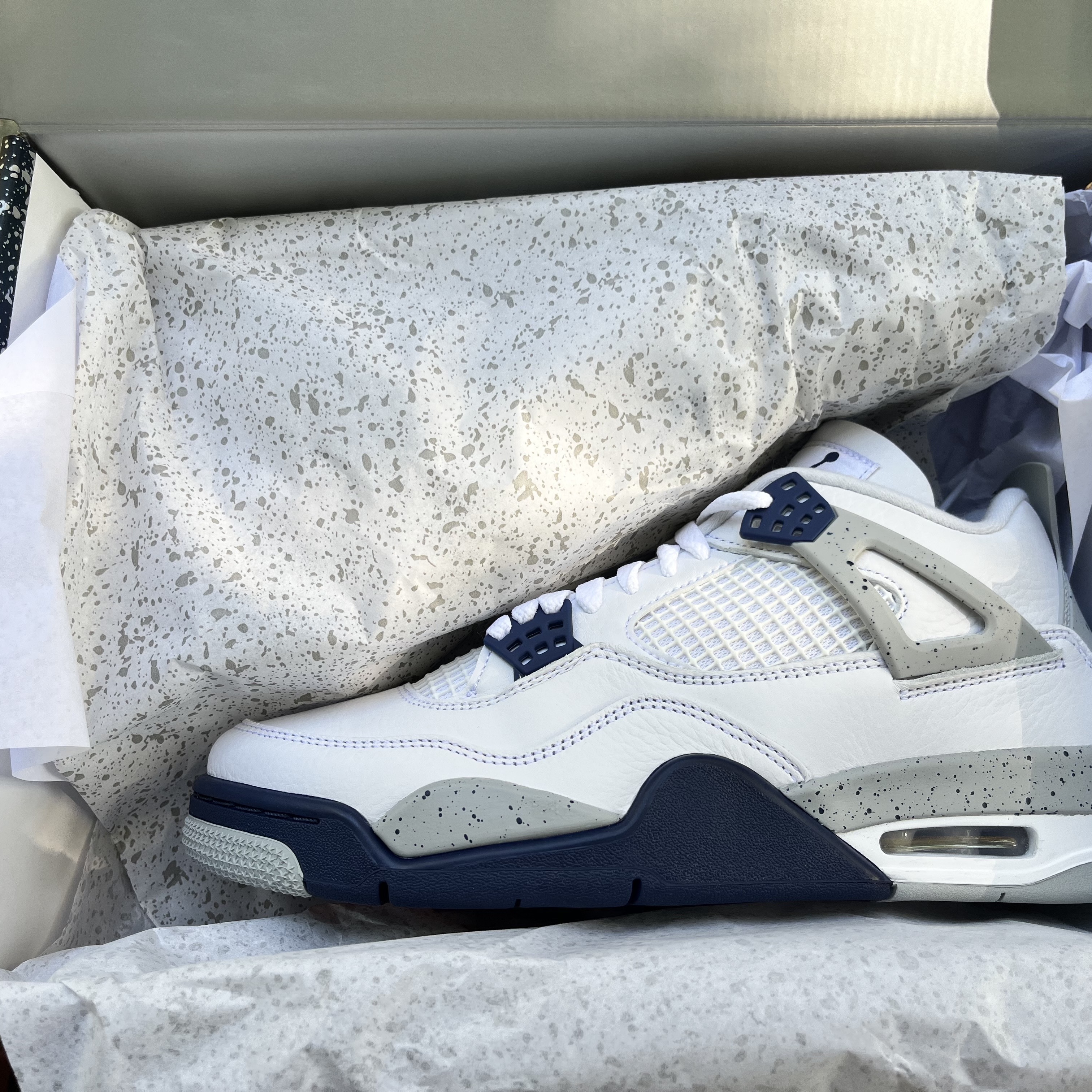 Jordan 4 Retro Midnight Navy 착용 스타일 - 2