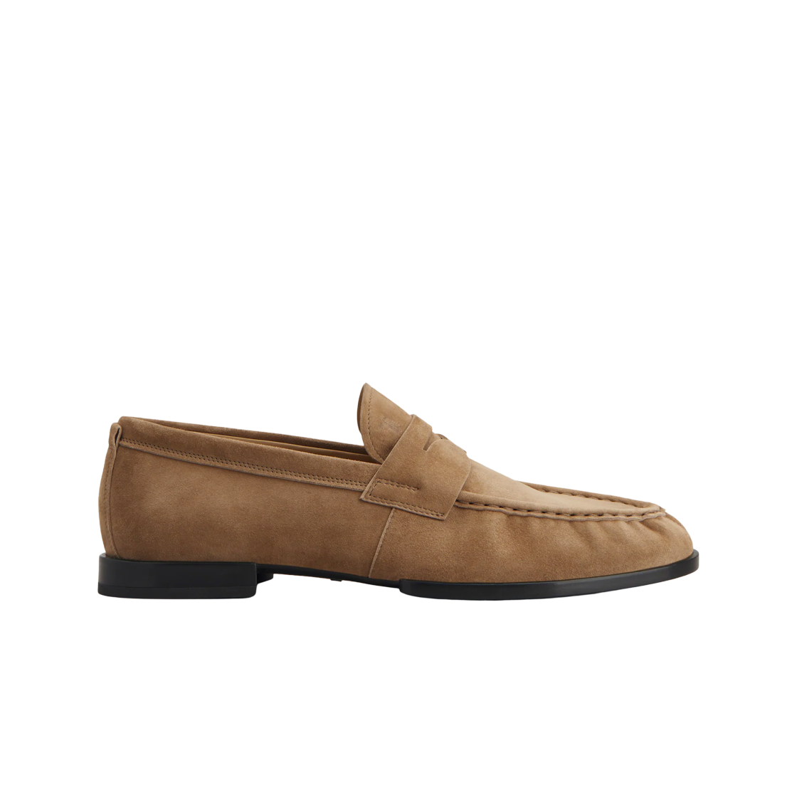 토즈 셔링 토 스웨이드 로퍼 브라운(Tod's Shirring Toe Suede Loafers Brown)