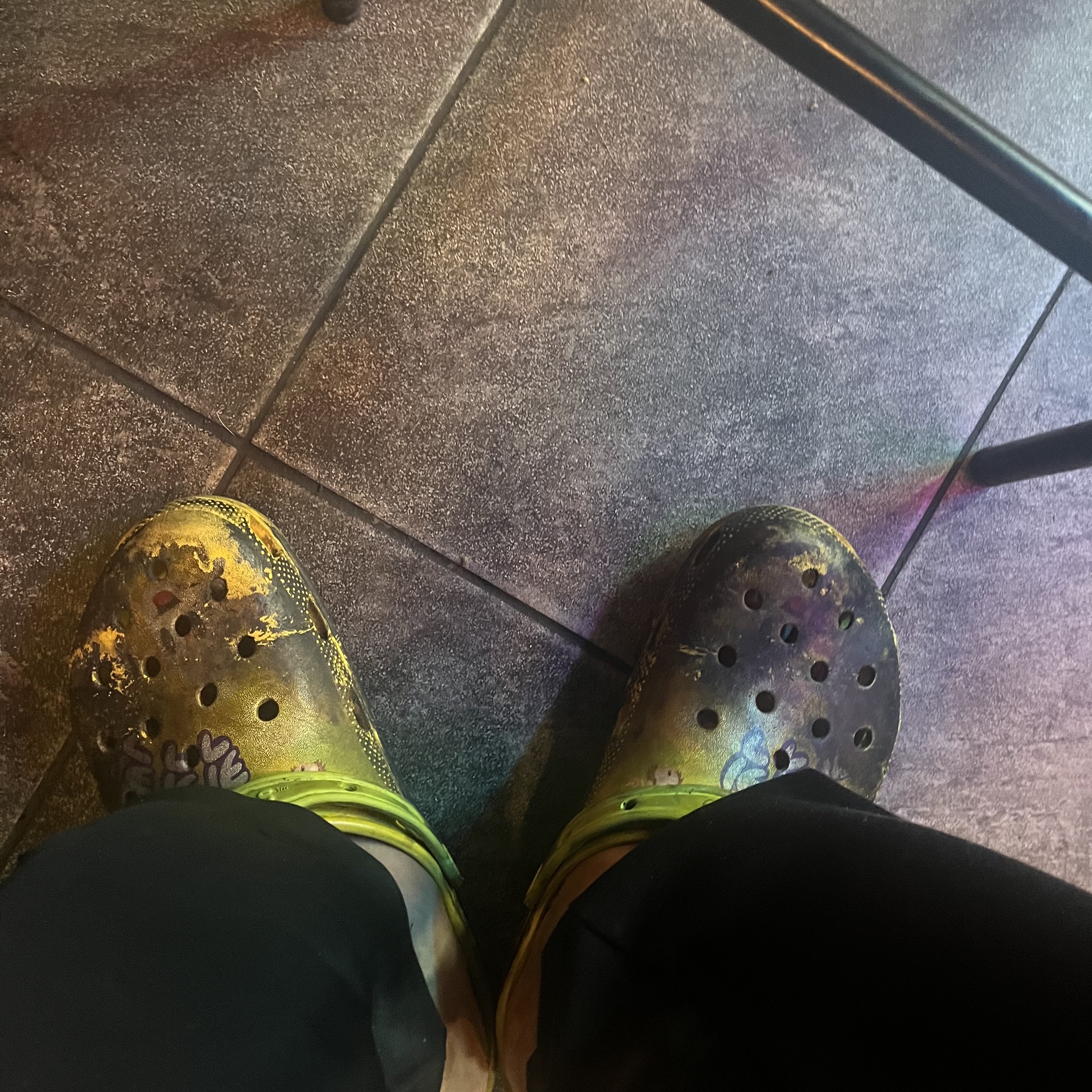 Crocs x Nongshim Classic Clog Banana Kick 착용 스타일
