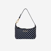 Miu Miu Spirit Printed Faille Mini Bag Royal Blue Ivory