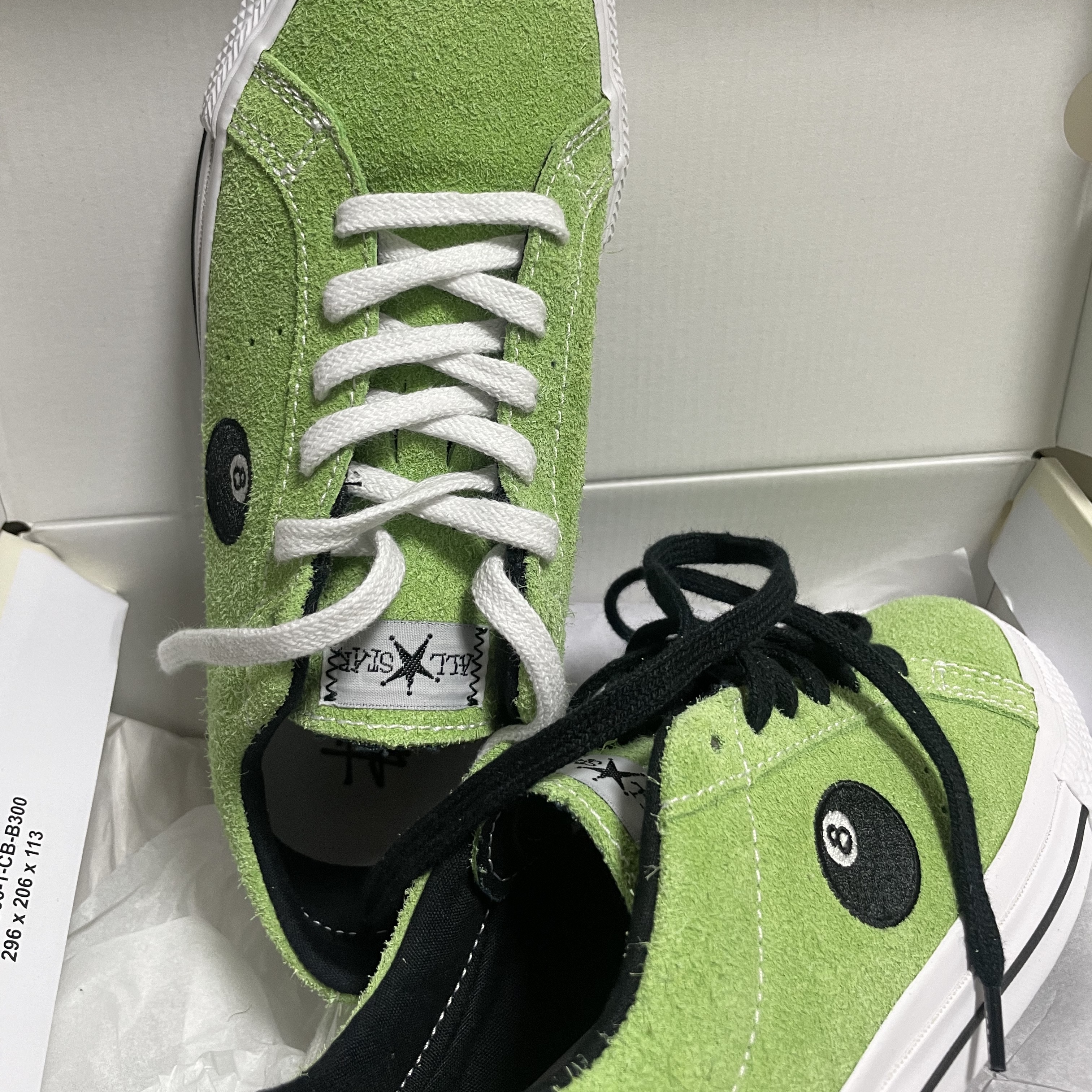 Converse x Stussy One Star Pro Ox 8 Ball Green 착용 스타일