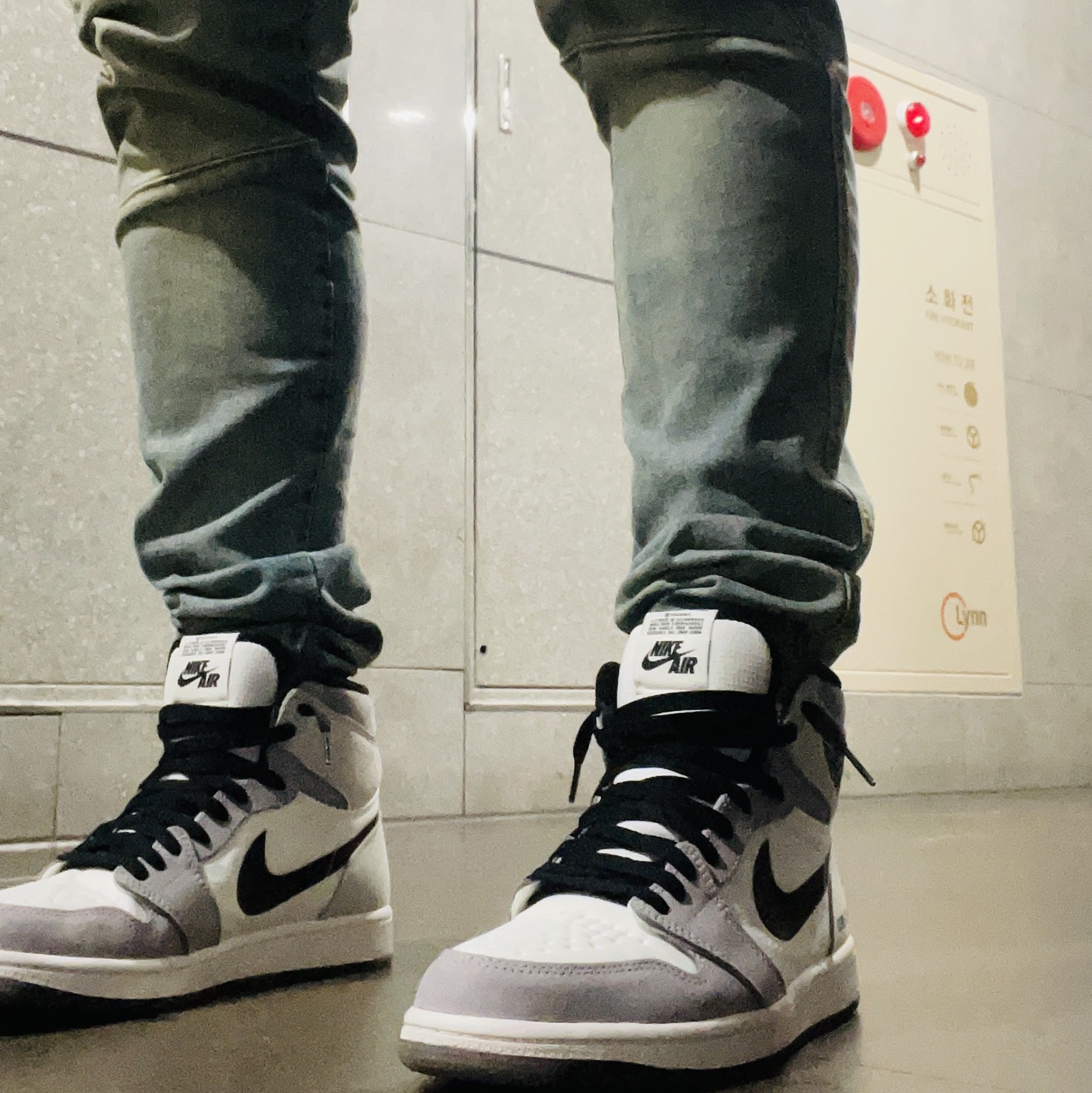 Jordan 1 Element Gore-Tex Sail 착용 스타일 - 2