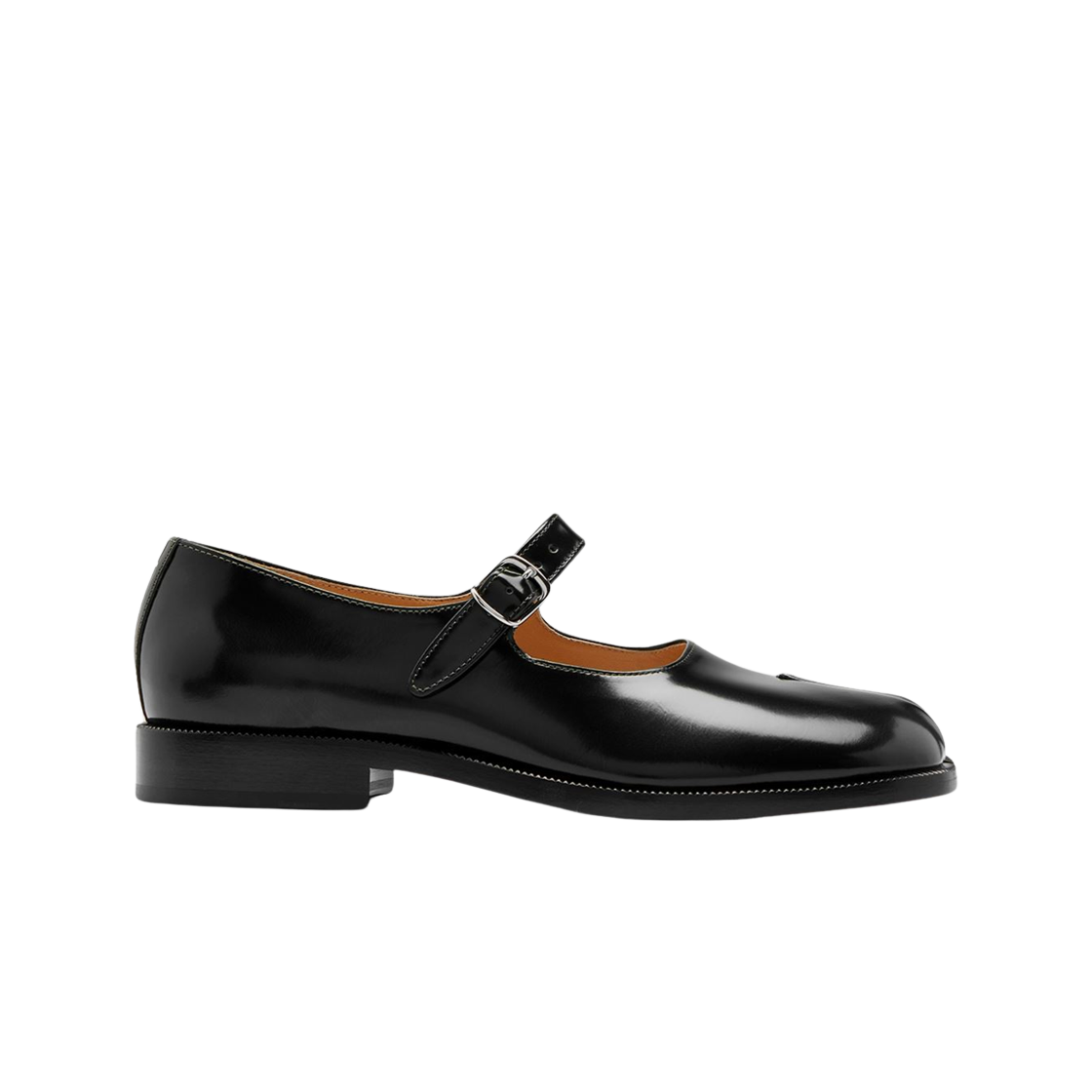 (W) 메종 마르지엘라 타비 메리 제인 블랙((W) Maison Margiela Tabi Mary Jane Black)