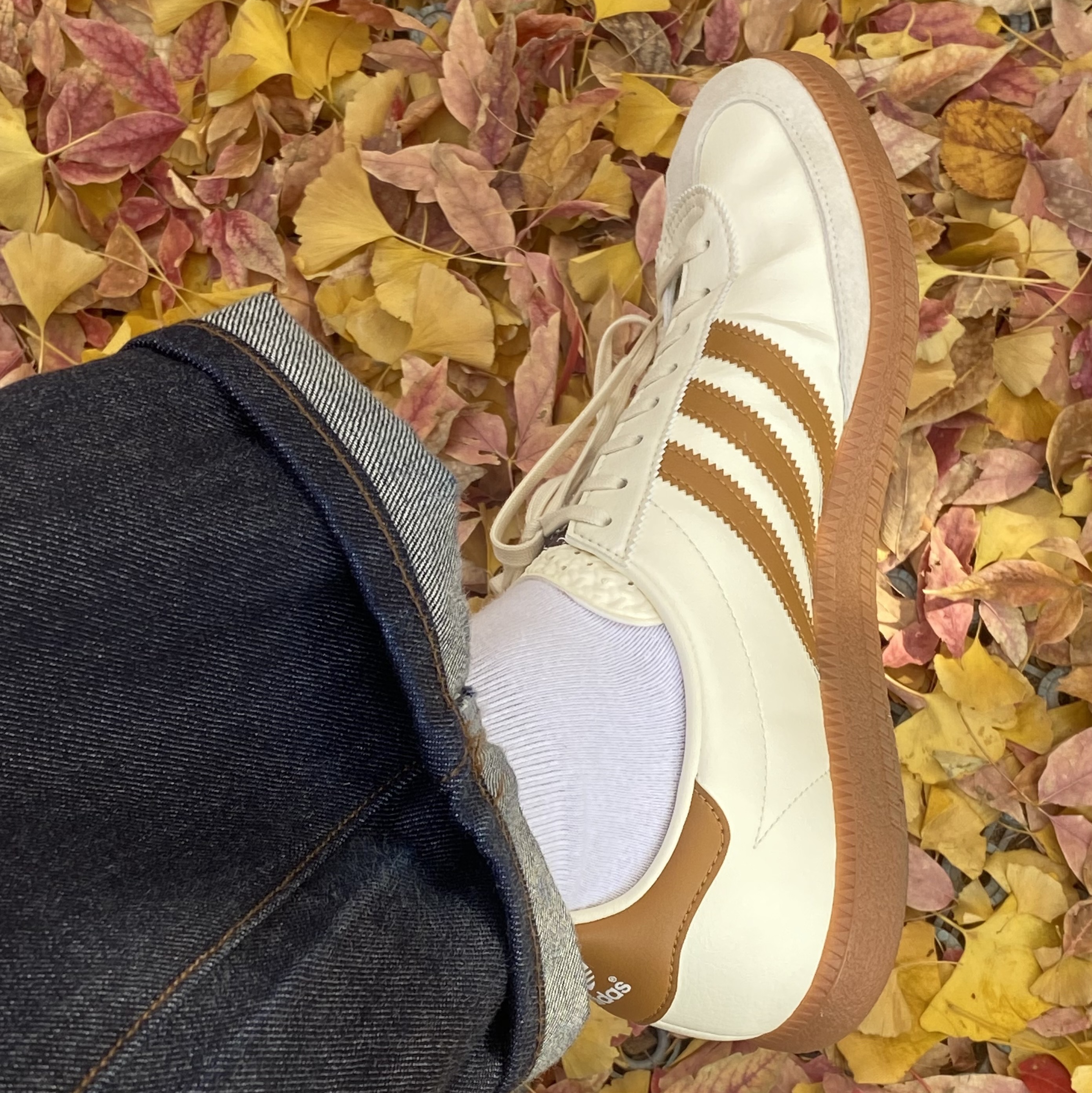 Adidas City Series Triest Cream White 착용 스타일