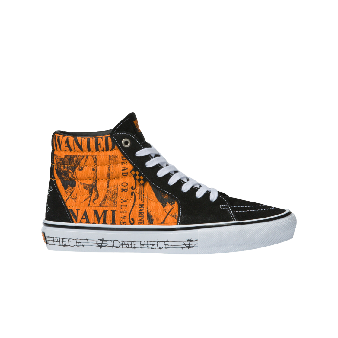 반스 x 원피스 스케이트 하이 오렌지(Vans x One Piece Sk8-Hi Orange) - 1