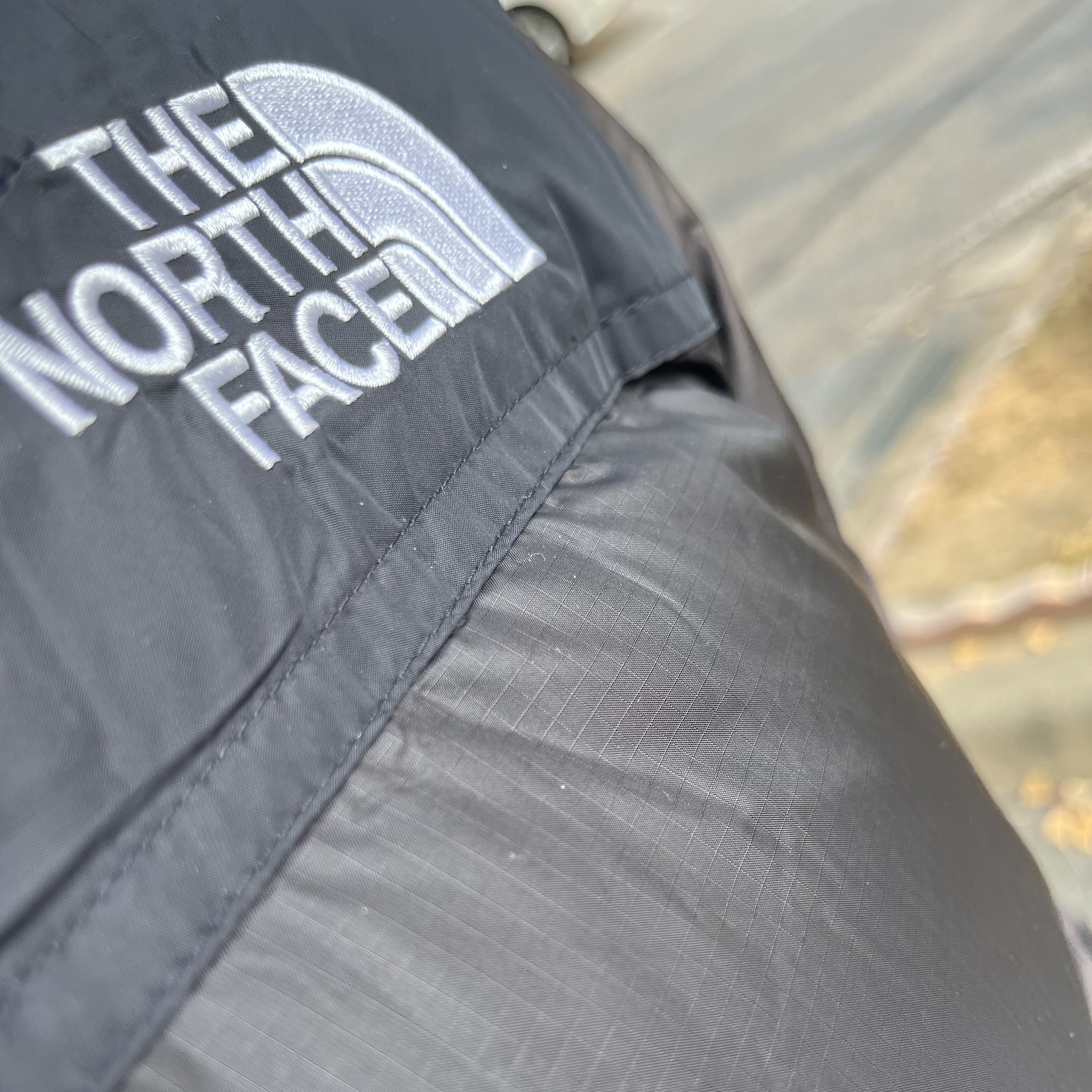 The North Face 1996 Eco Nuptse Jacket Black 착용 스타일