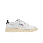 (W) Autry Medalist Low Leather Sneakers White Green