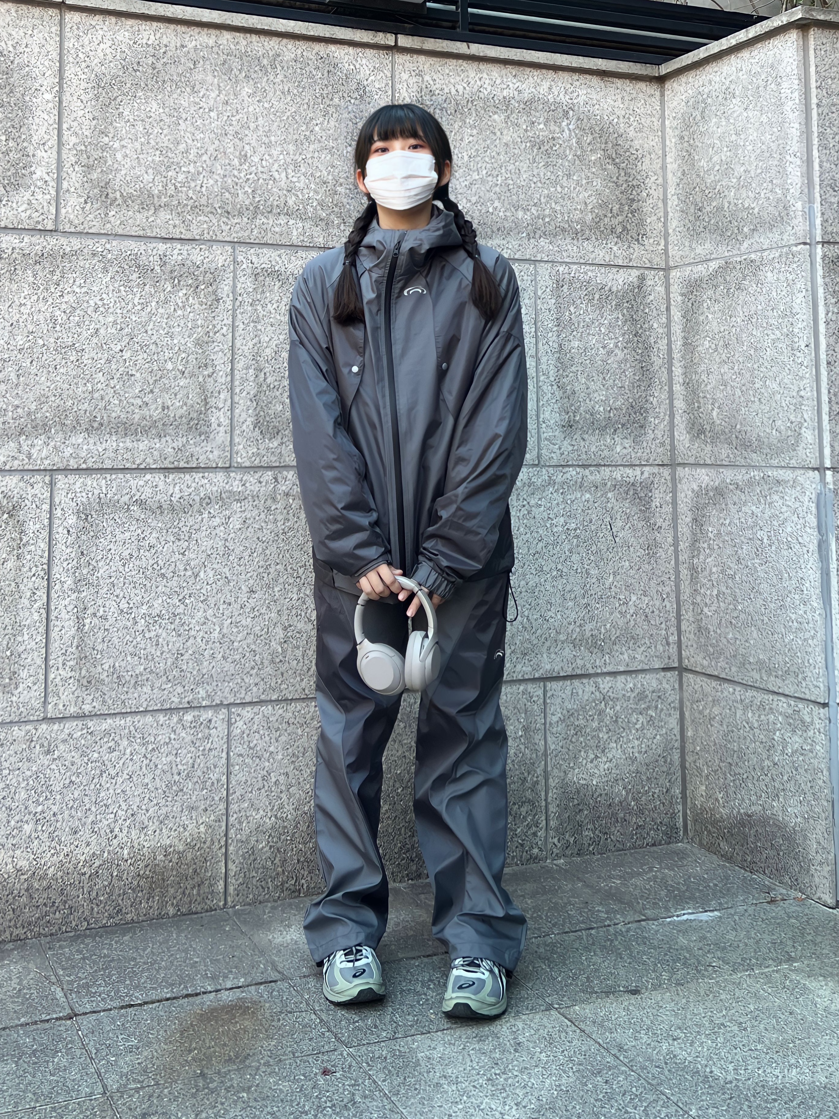 Asics Jog 100 S Sheet Rock - 2E Wide, Sony WH-1000XM4 Platinum Silver (Korean Ver.) 착용 스타일 - 4