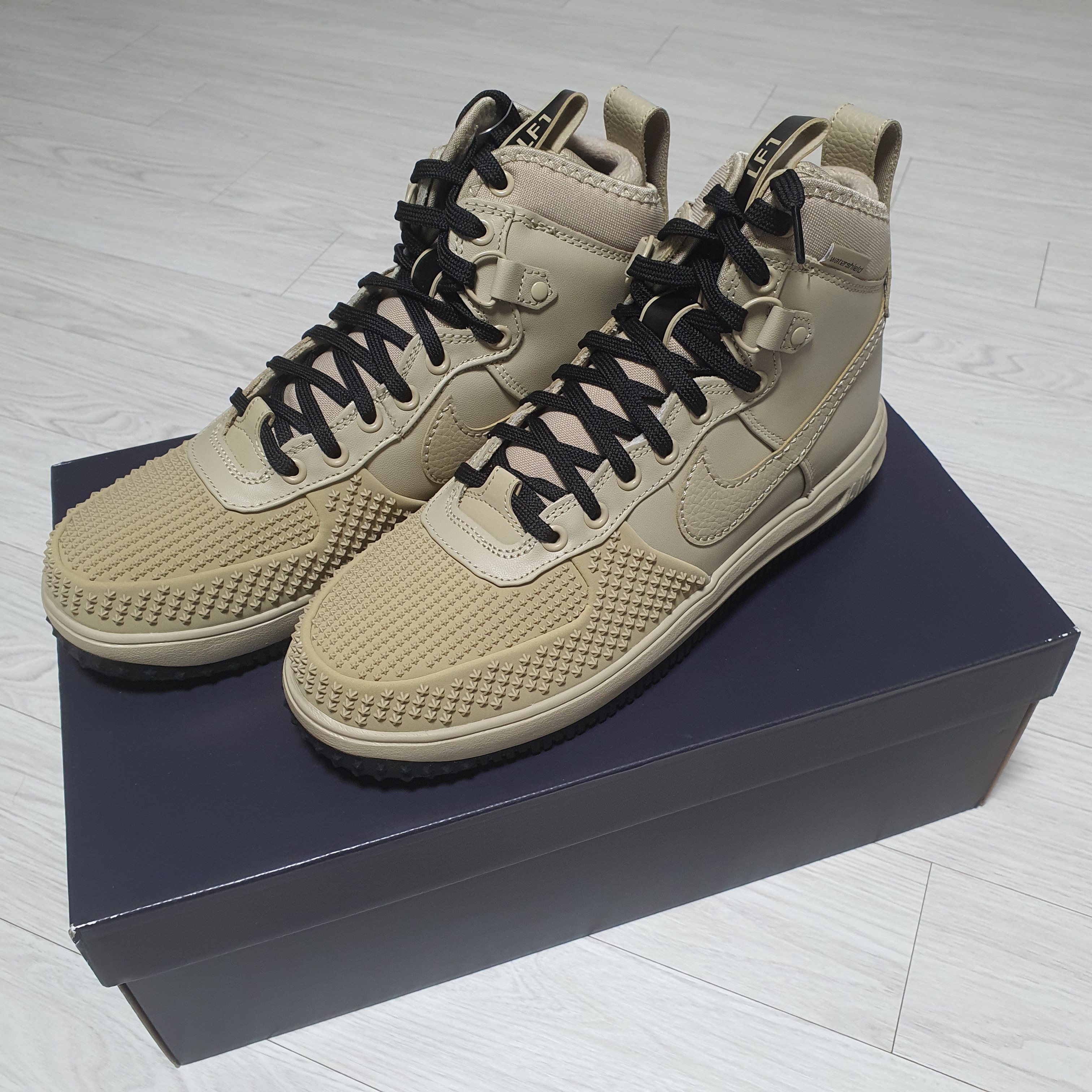 Nike Lunar Force 1 Duckboot Lime Stone 착용 스타일 - 2