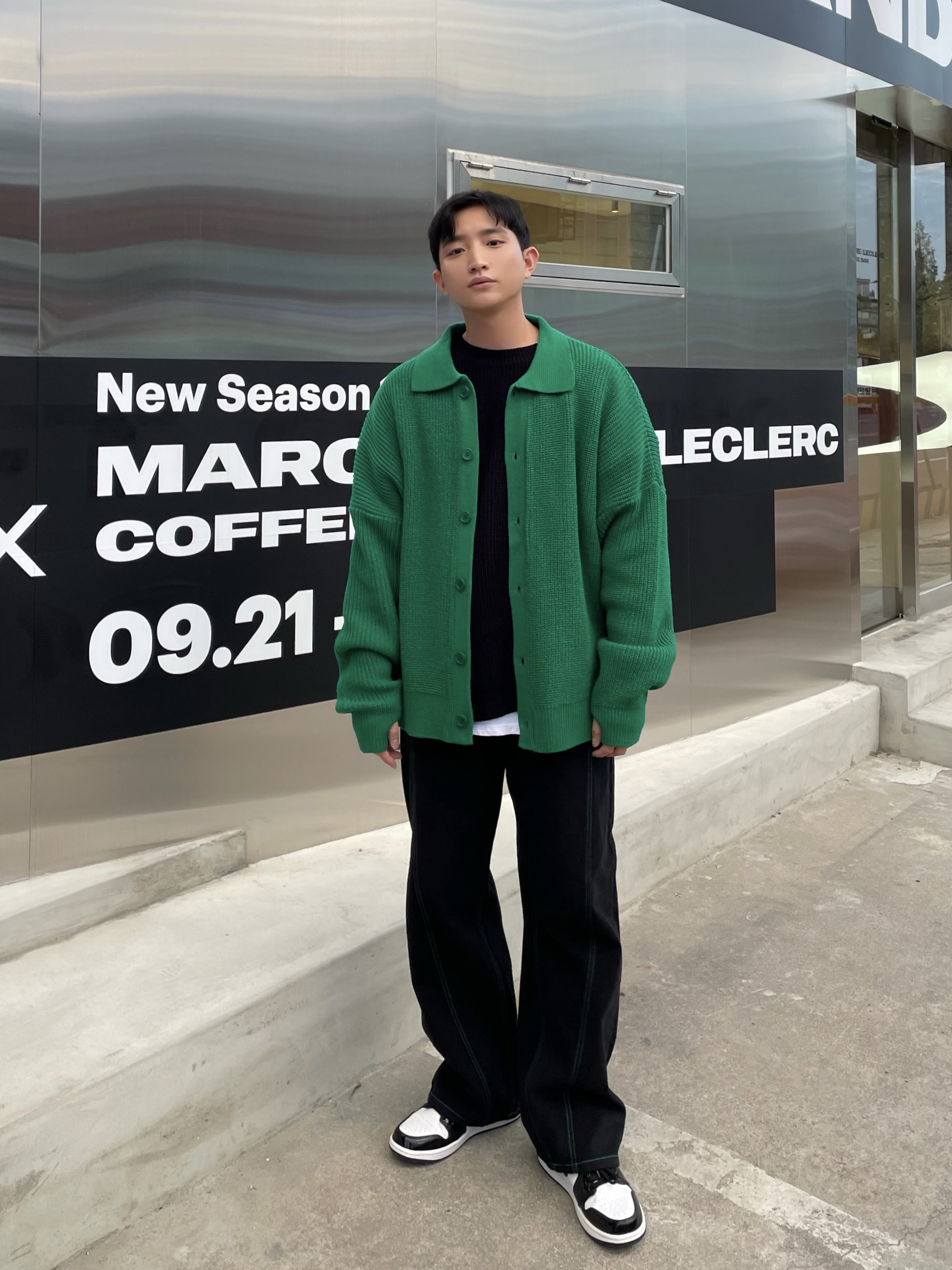 Jordan 1 Mid SE ASW Black 착용 스타일 - 1