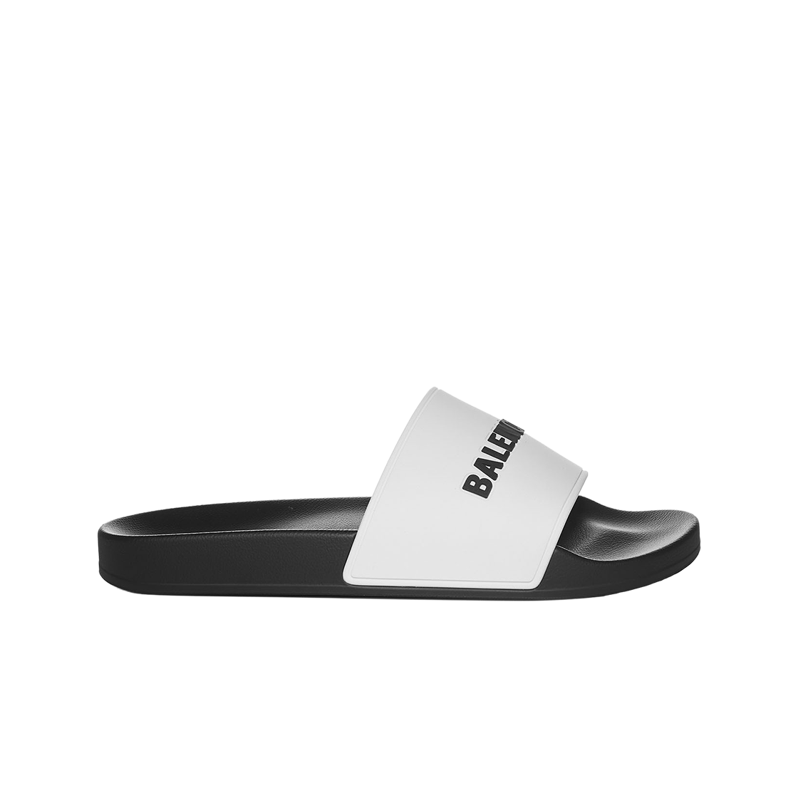 발렌시아가 풀 슬라이드 샌들 블랙 화이트(Balenciaga Pool Slide Sandal Black White) - 1