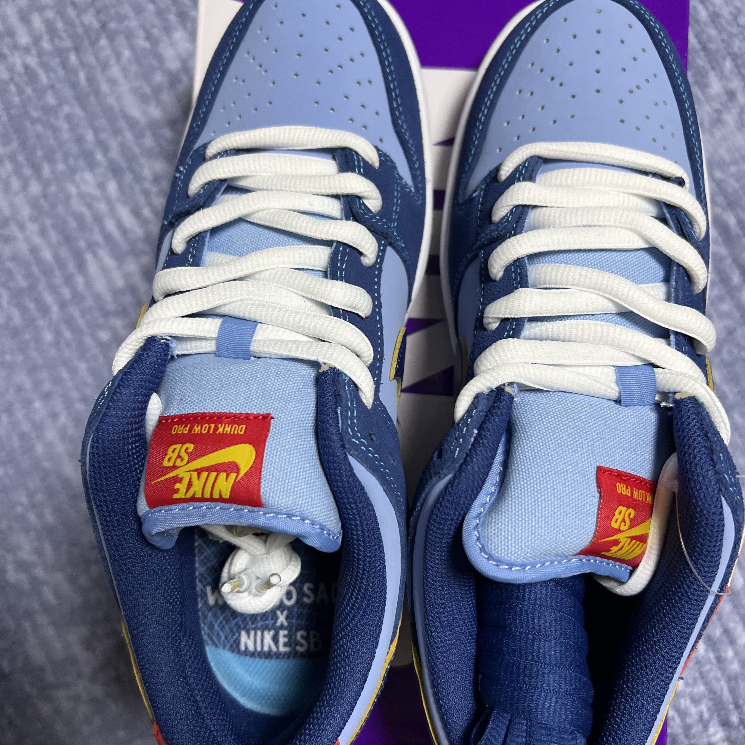 Nike x Why So Sad? SB Dunk Low Pro Coastal Blue 착용 스타일 - 1