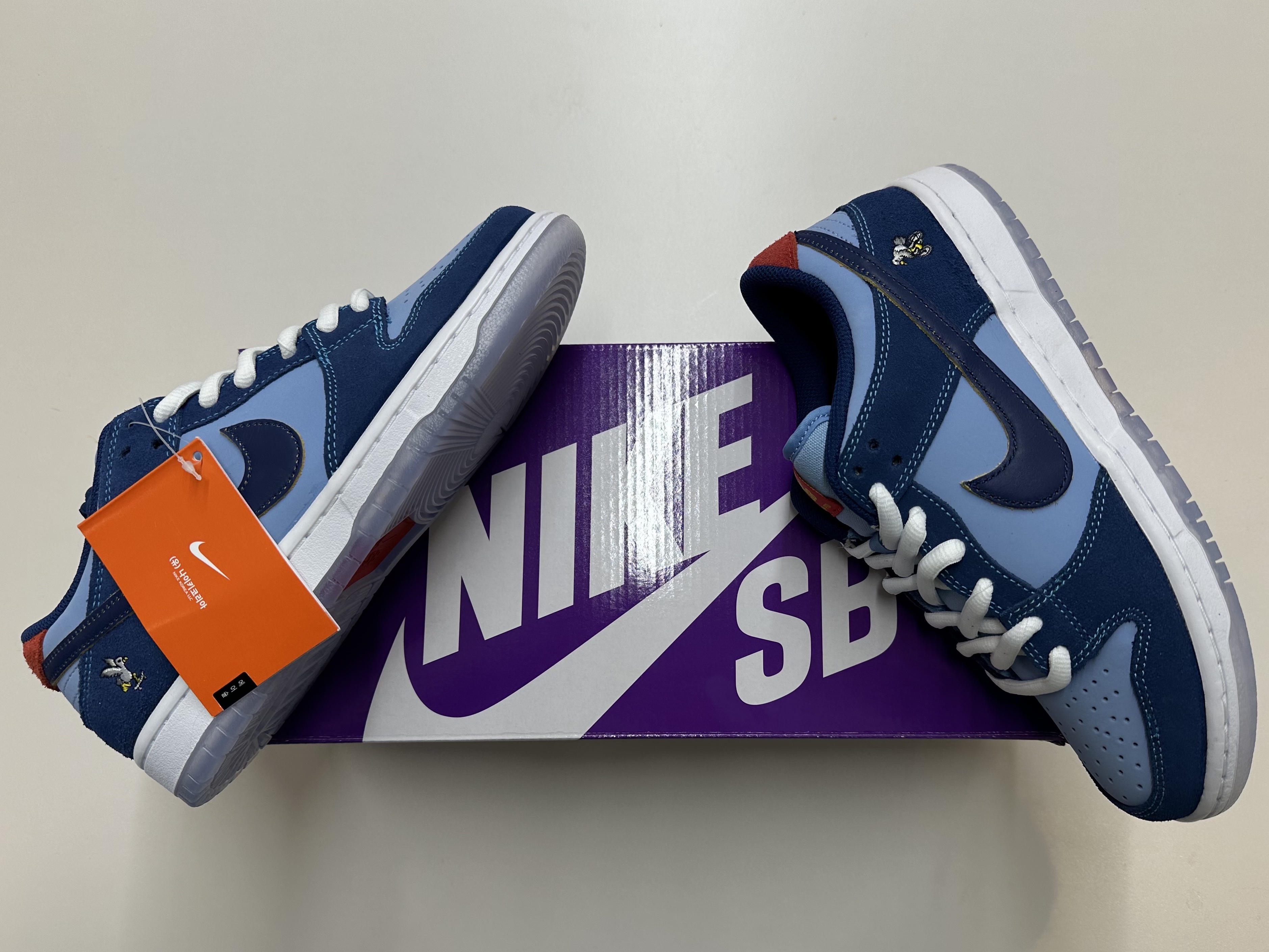 Nike x Why So Sad? SB Dunk Low Pro Coastal Blue 착용 스타일 - 2