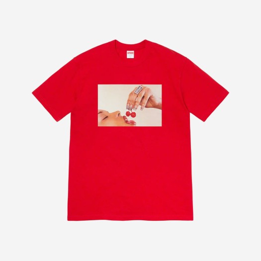 슈프림 체리 티셔츠 레드 - 20SS