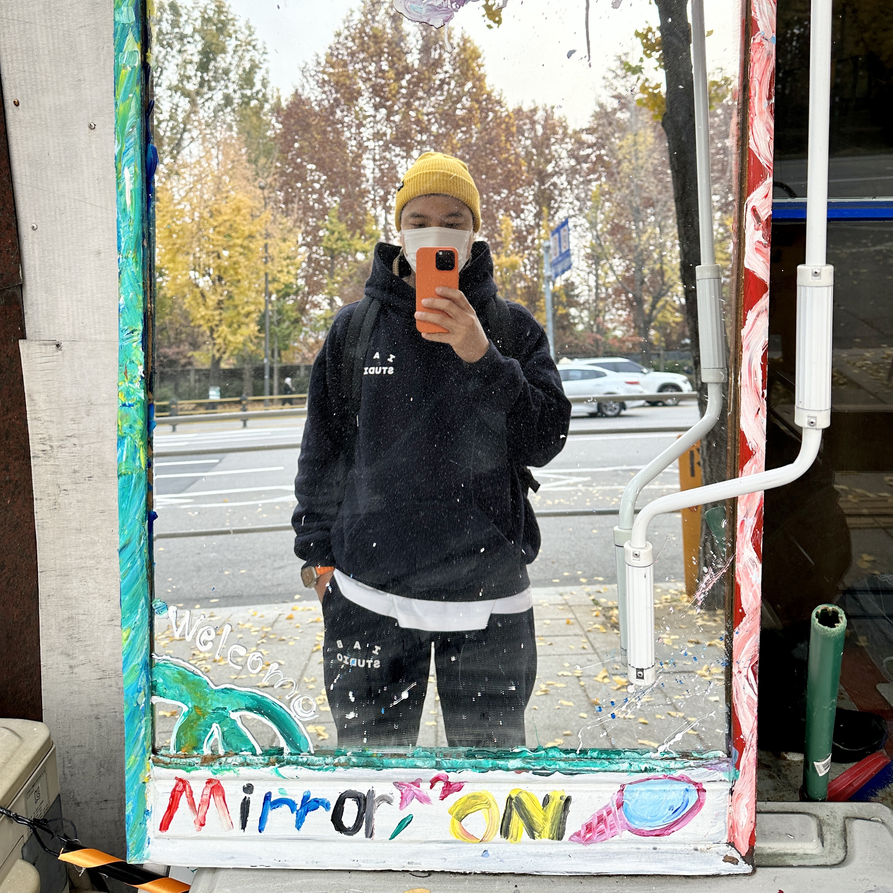 IAB Studio Hoodie Navy - 21SS, IAB Studio Sweatpants Navy - 21SS 착용 스타일 - 5