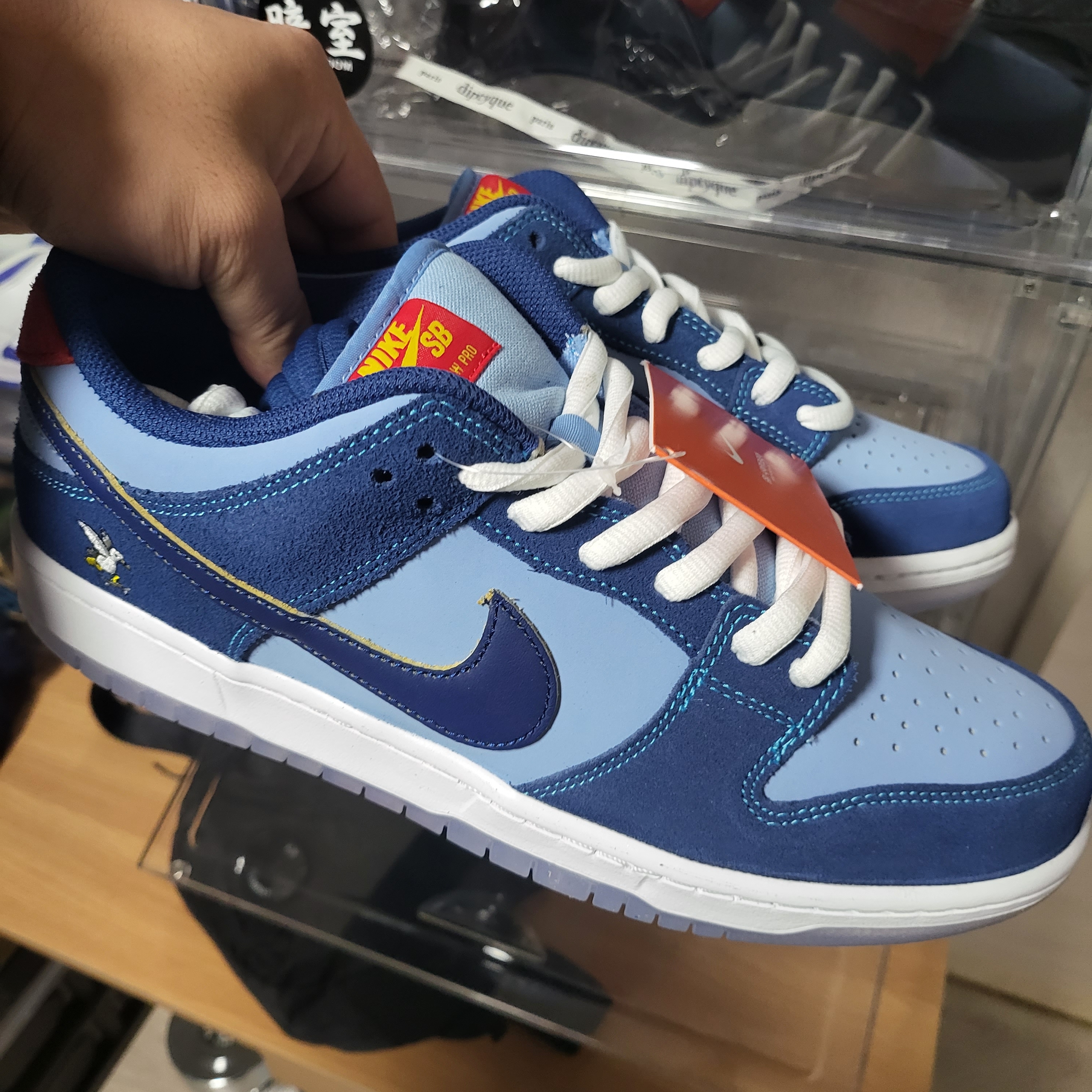 Nike x Why So Sad? SB Dunk Low Pro Coastal Blue 착용 스타일