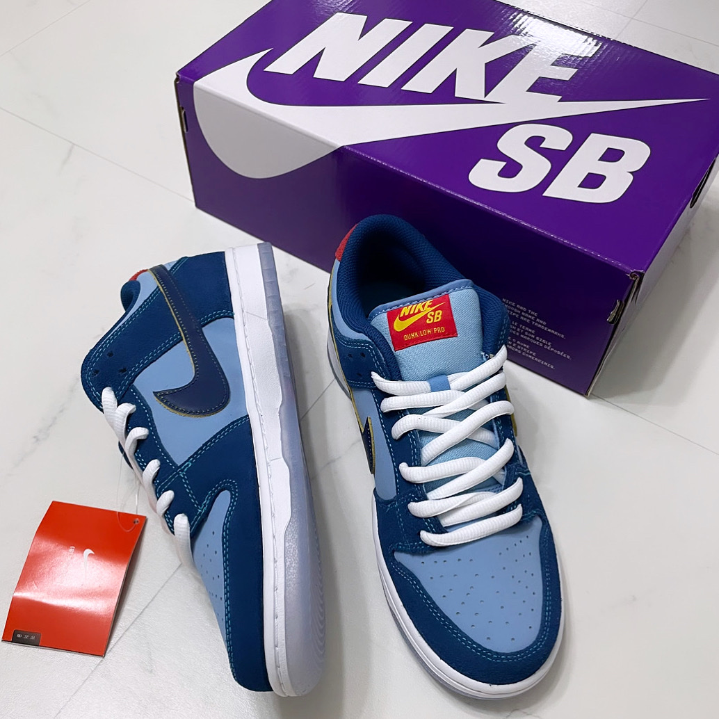 Nike x Why So Sad? SB Dunk Low Pro Coastal Blue 착용 스타일