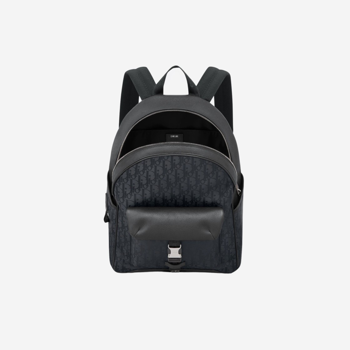 Dior Explorer Backpack Oblique Mirage Technical Fabric & Grained Calfskin Black 상세 이미지 4