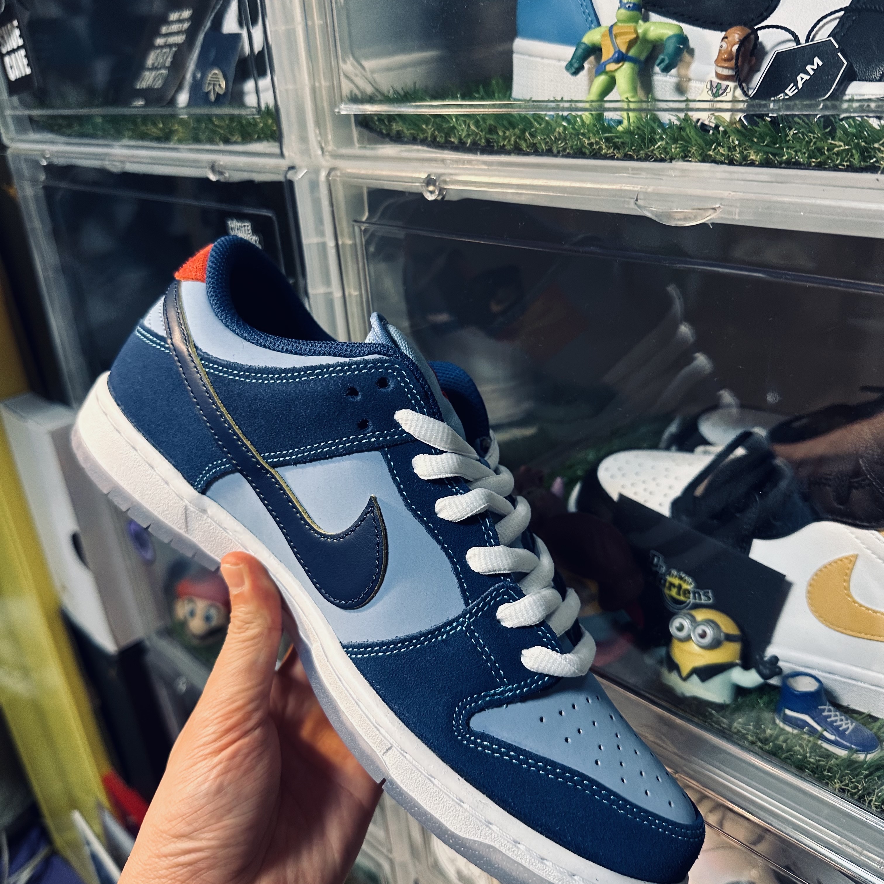 Nike x Why So Sad? SB Dunk Low Pro Coastal Blue 착용 스타일 - 2
