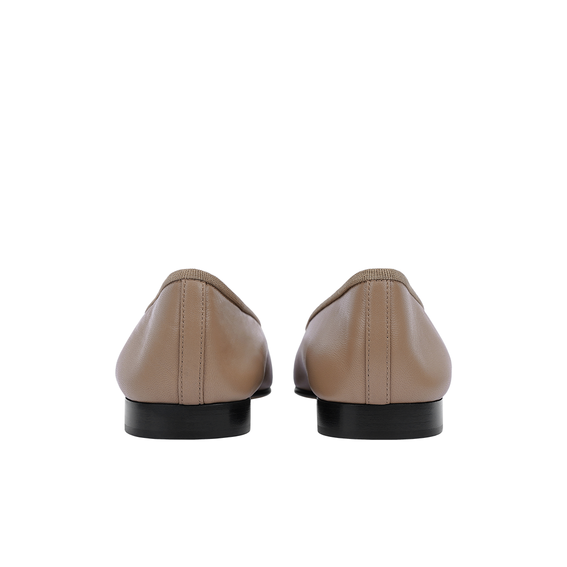 (W) 샤넬 발레리나 플랫 램스킨 & 베이지 블랙((W) Chanel Ballerina Flat Lambskin & Beige Black) - 4