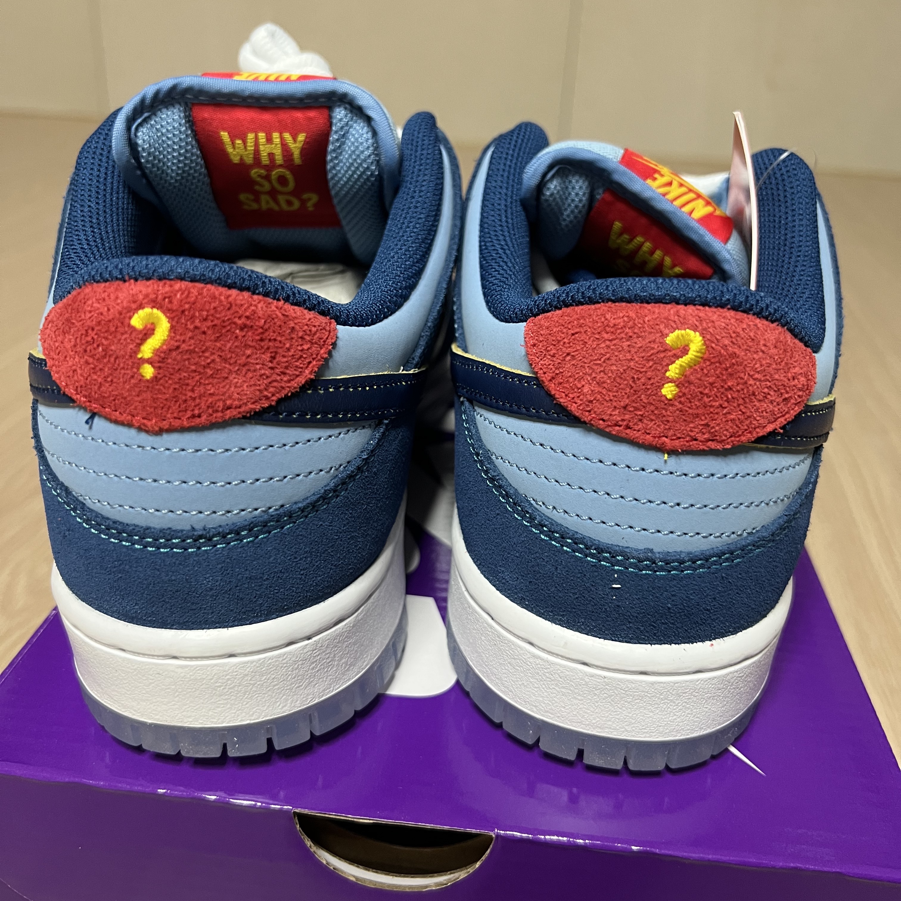Nike x Why So Sad? SB Dunk Low Pro Coastal Blue 착용 스타일 - 2