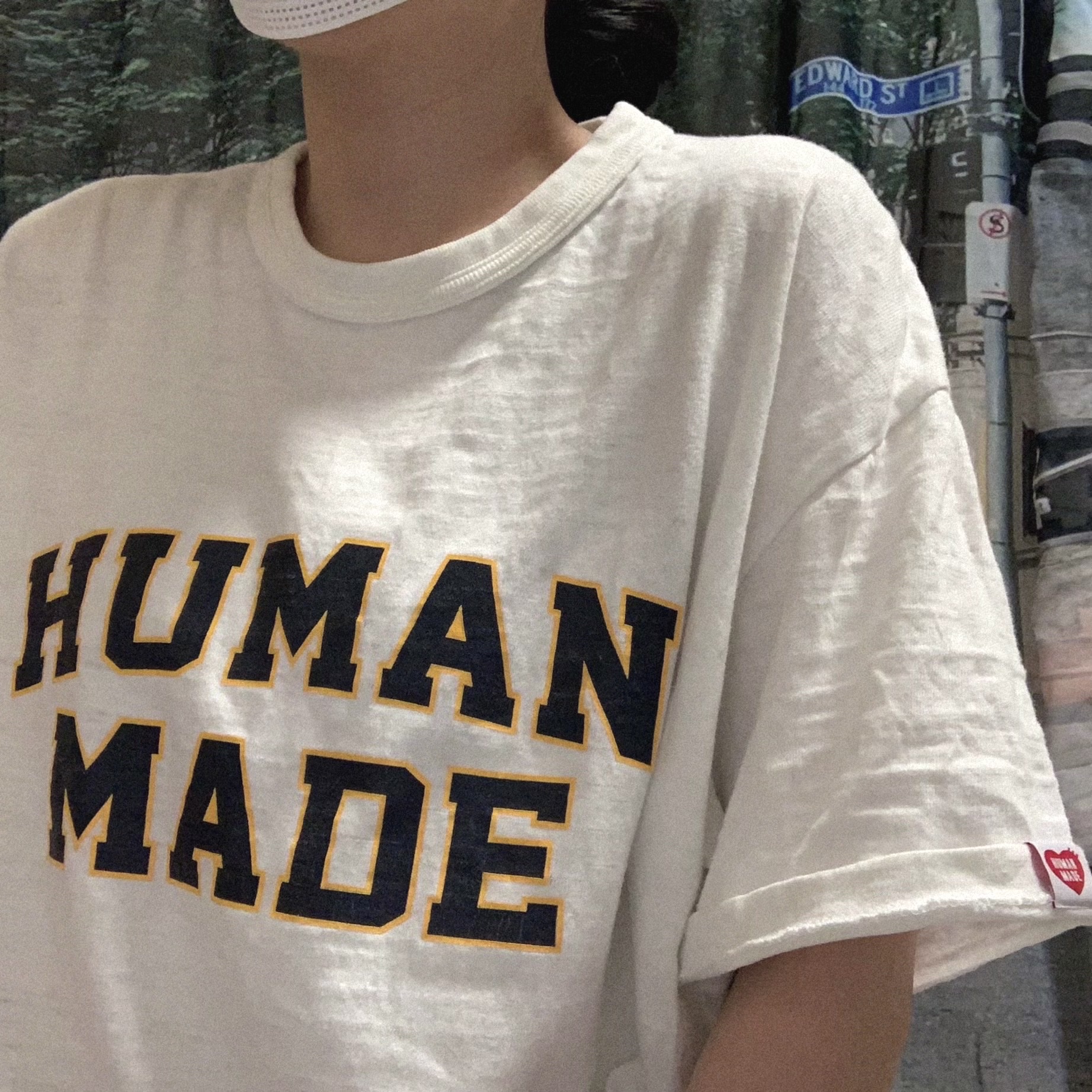 Human Made #2307 T-Shirt White 착용 스타일 - 2