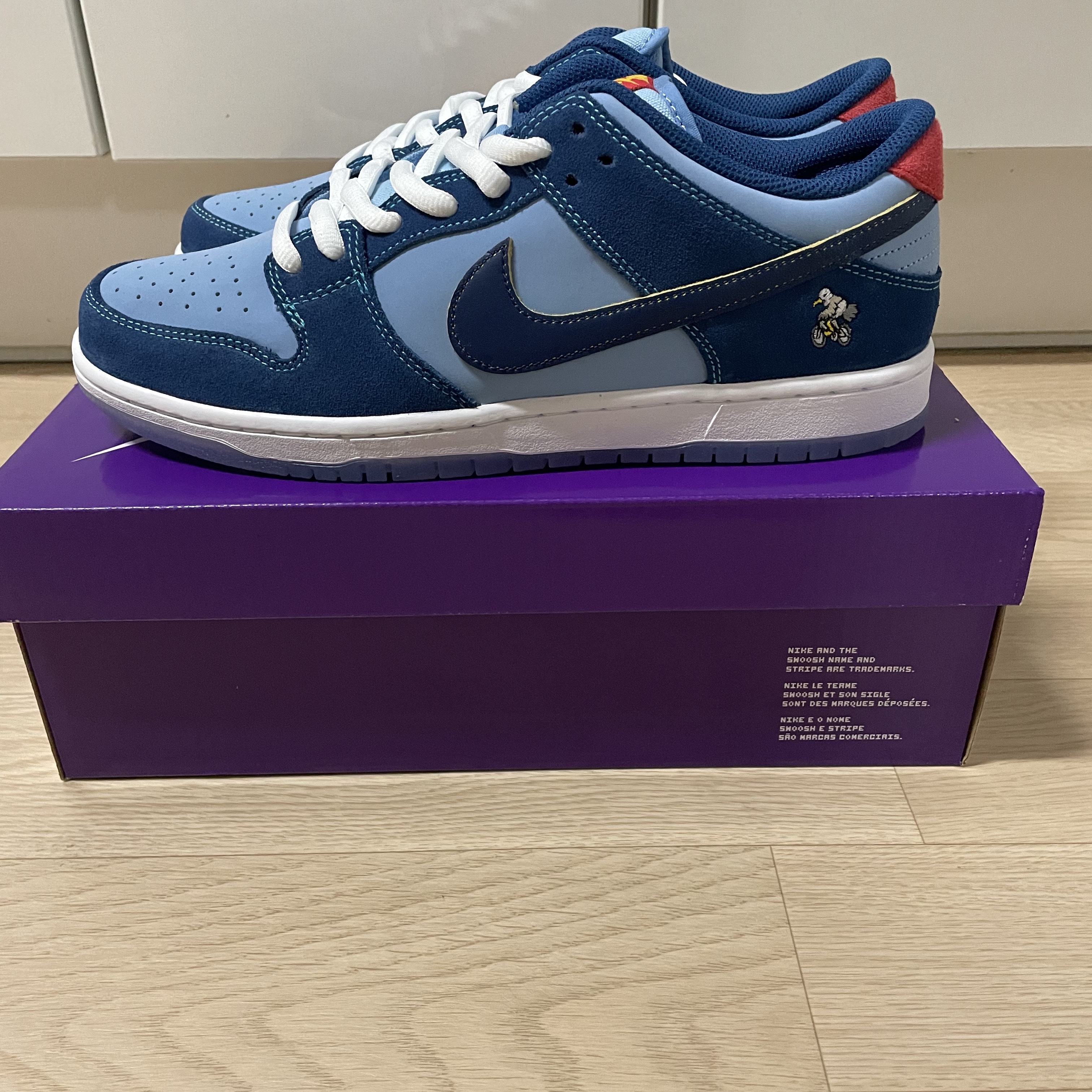 Nike x Why So Sad? SB Dunk Low Pro Coastal Blue 착용 스타일 - 5