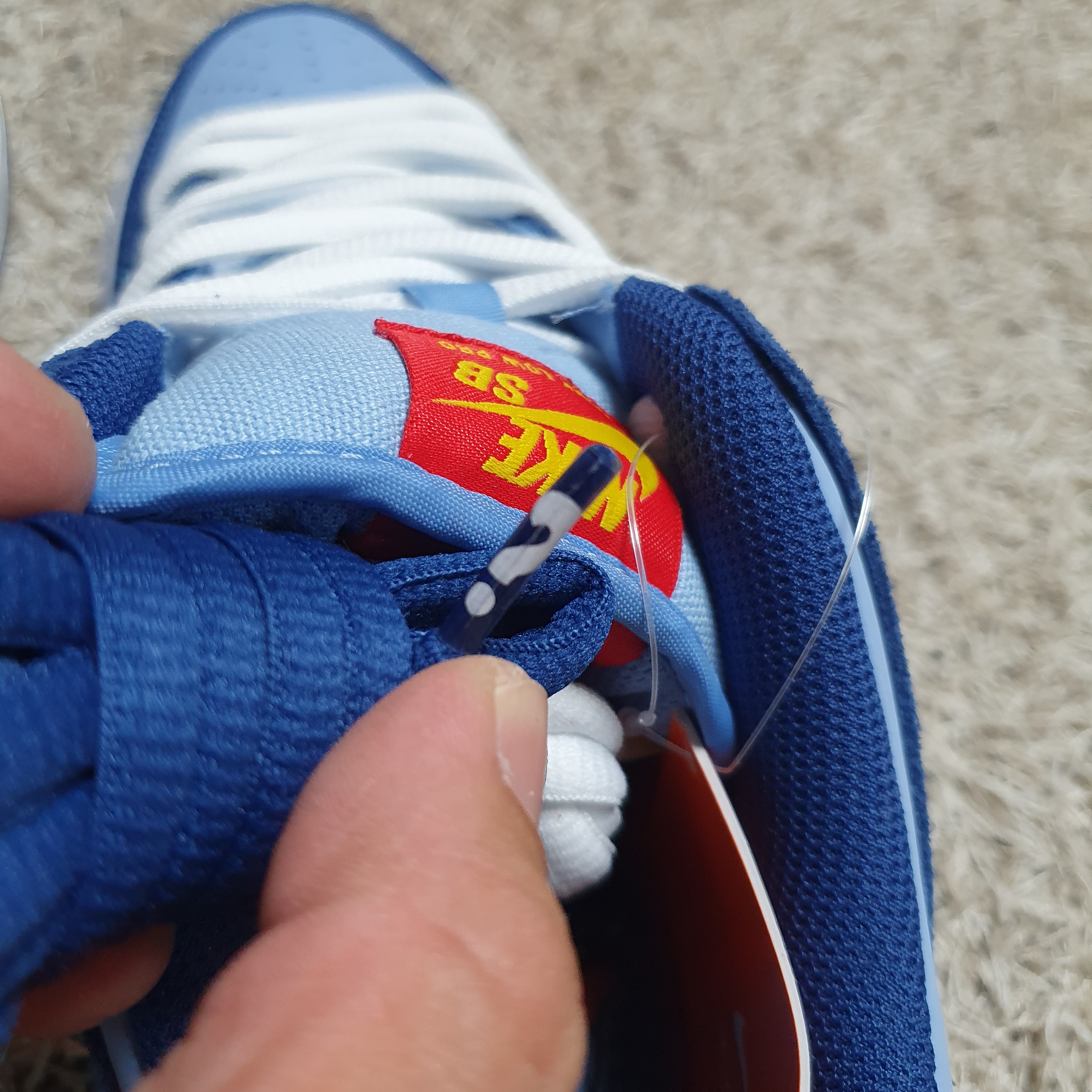 Nike x Why So Sad? SB Dunk Low Pro Coastal Blue 착용 스타일 - 1