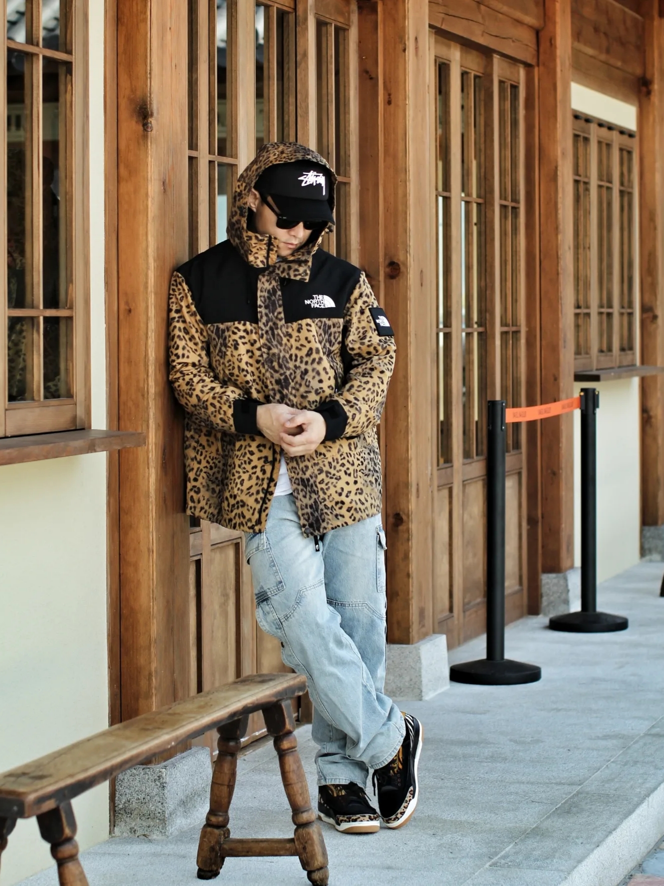 The North Face Novelty Martis Jacket Gold, Jordan 3 Retro SE Animal Instinct 착용 스타일 - 1