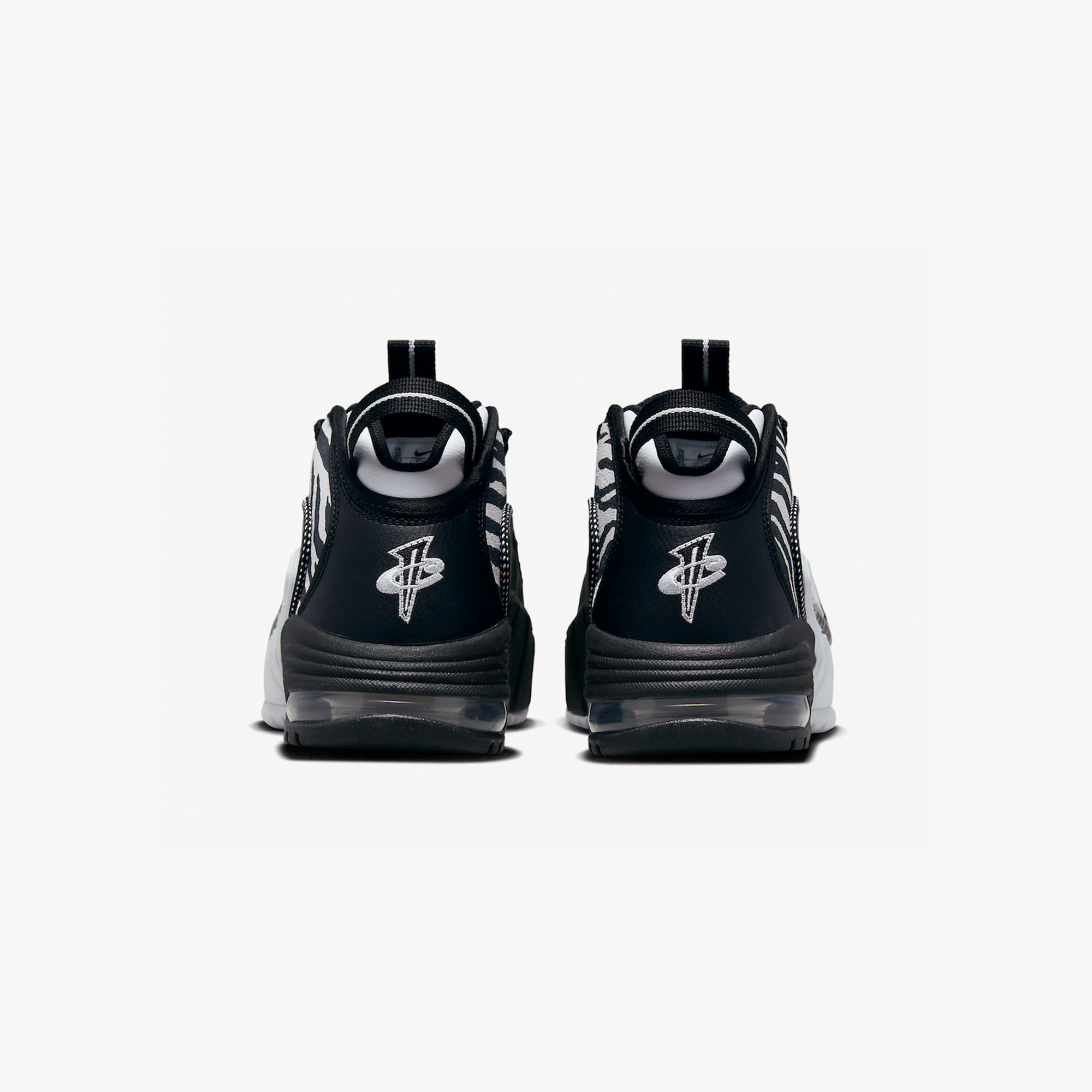 Nike Air Max Penny Black and Metallic Silver, Nike Air Max Penny 1 Home 착용 스타일 - 5