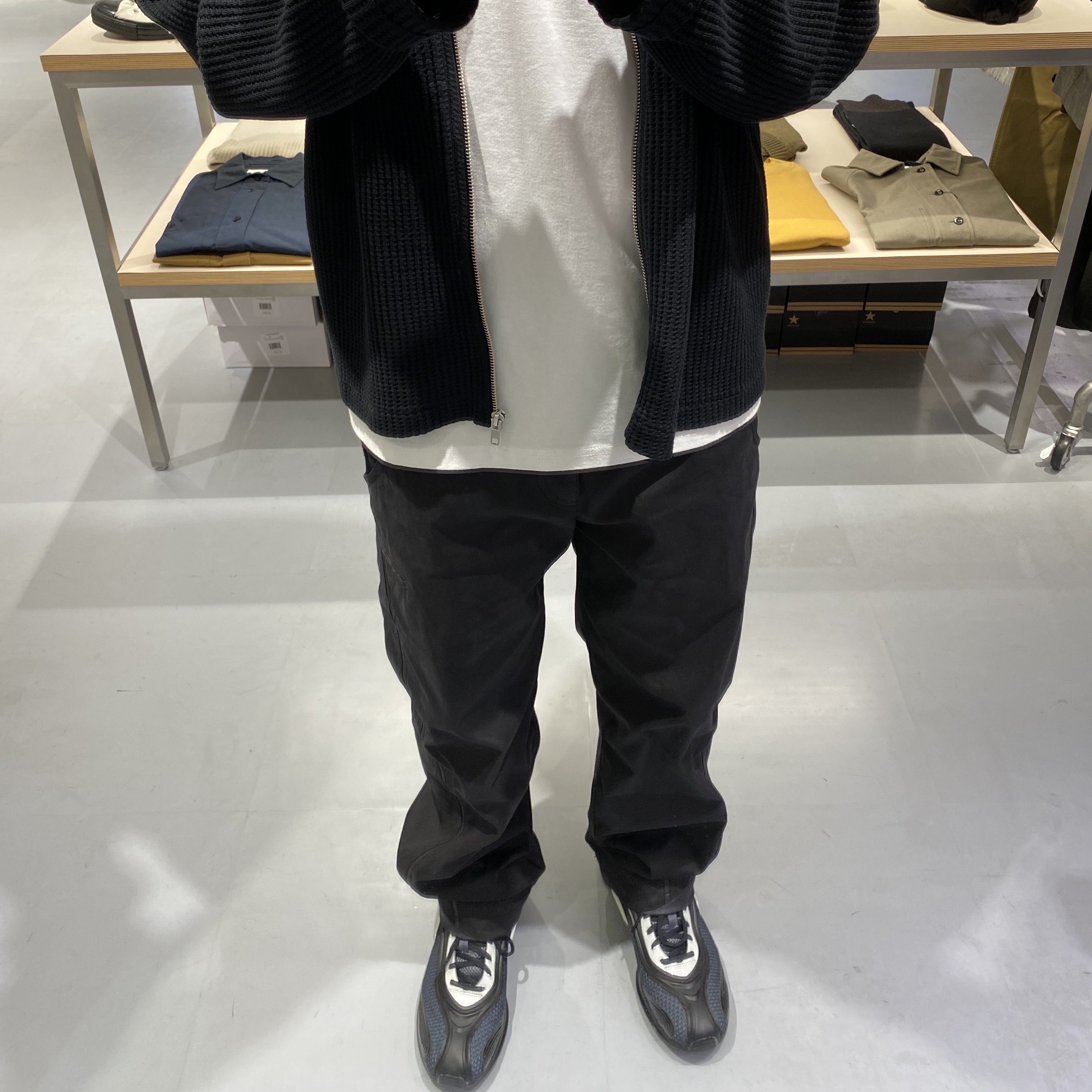 Stussy Big Thermal Zip Shirt Black, Asics x Kiko Kostadinov Gel-Sokat 2 Carrier Grey 착용 스타일 - 2